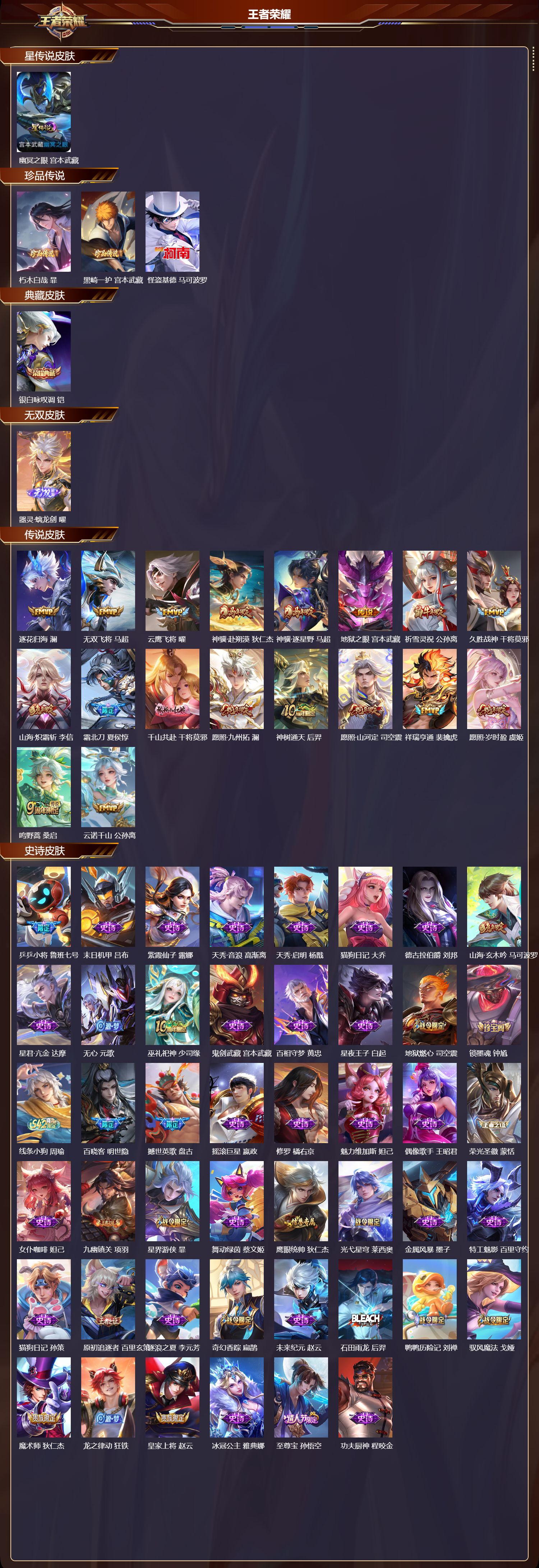 WZMK4308633王者荣耀账号详情图1 WZMK4308633王者荣耀账号详情图1