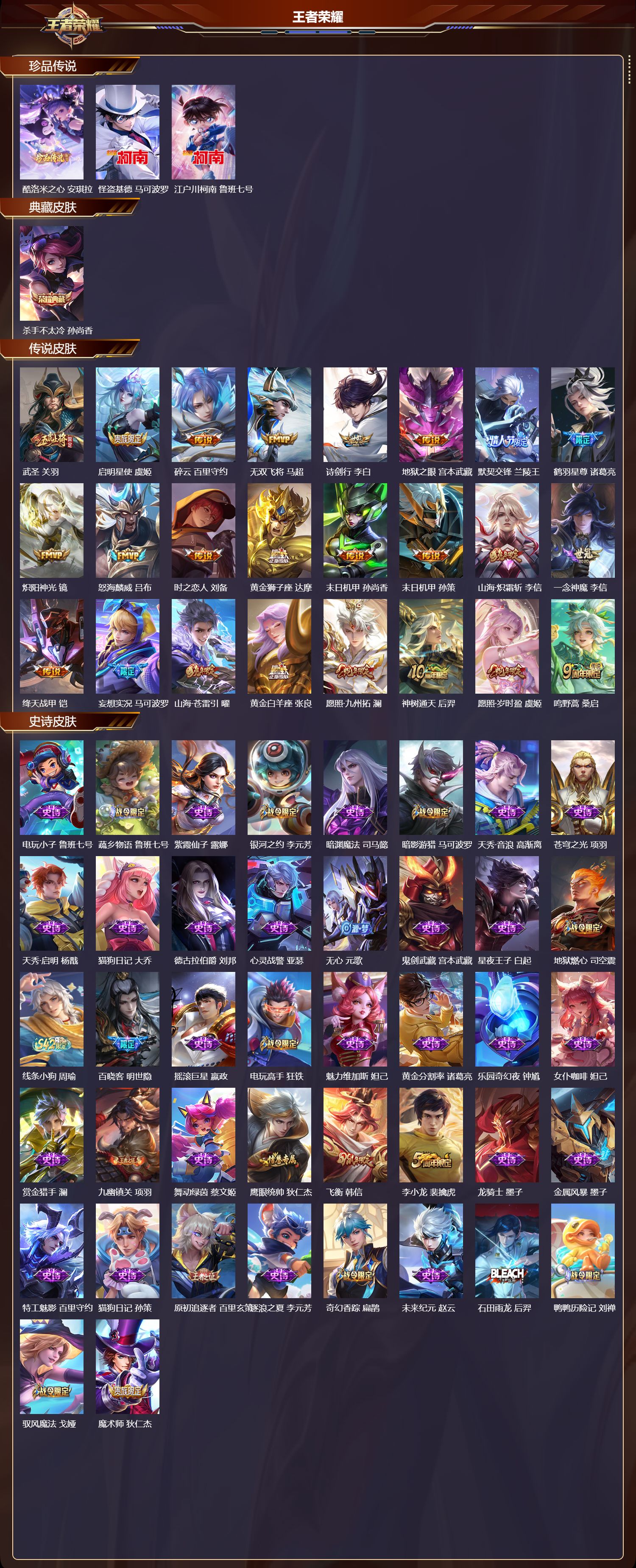 WZCMW4329999王者荣耀账号详情图5