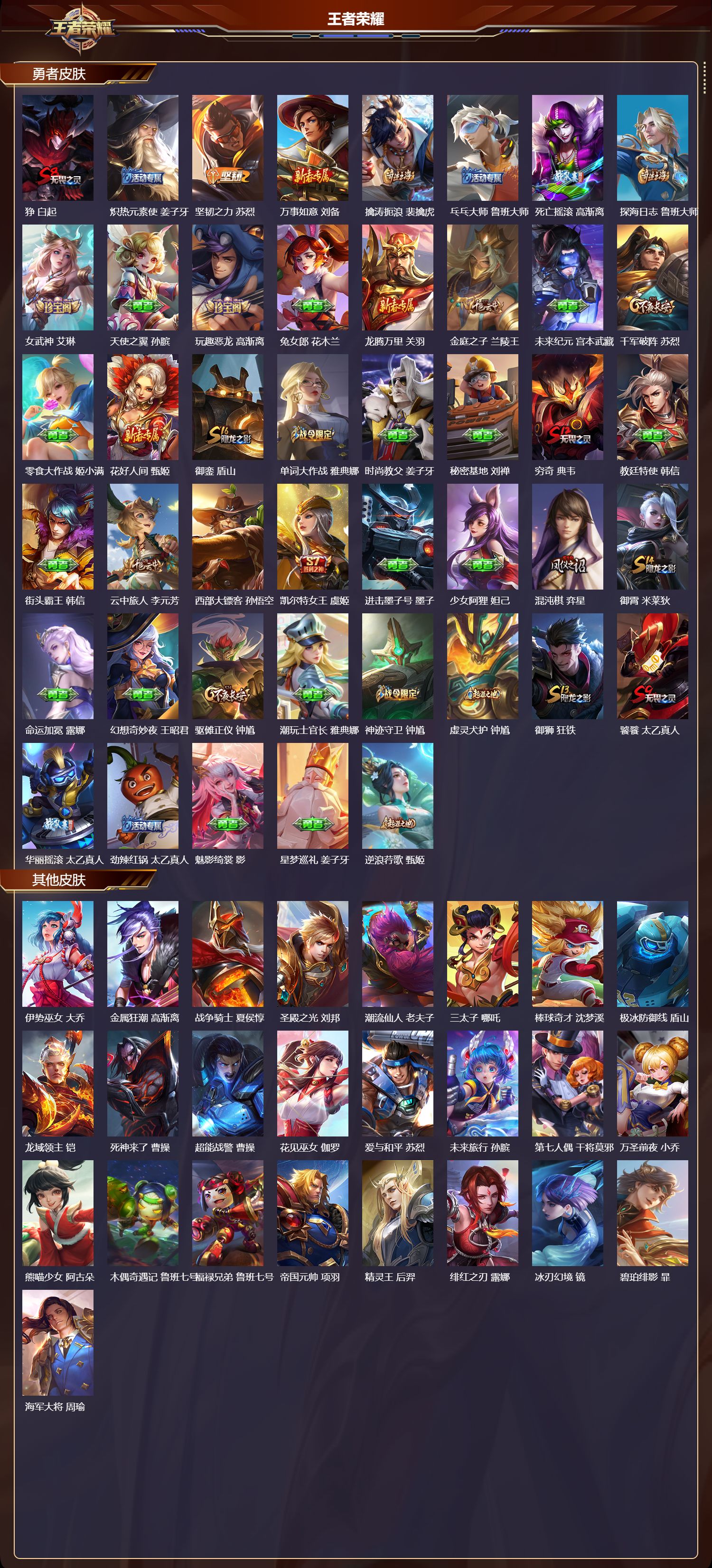 WZMK4312192王者荣耀账号详情图3 WZMK4312192王者荣耀账号详情图3