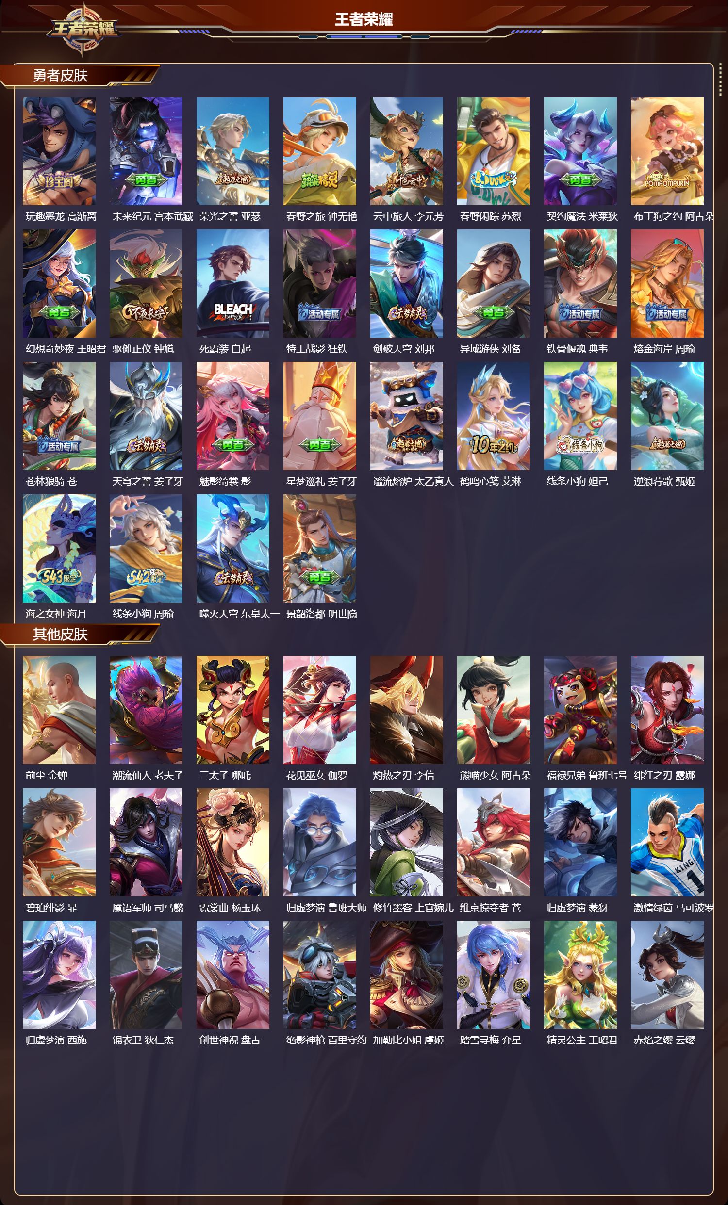 WZMK4312058王者荣耀账号详情图2