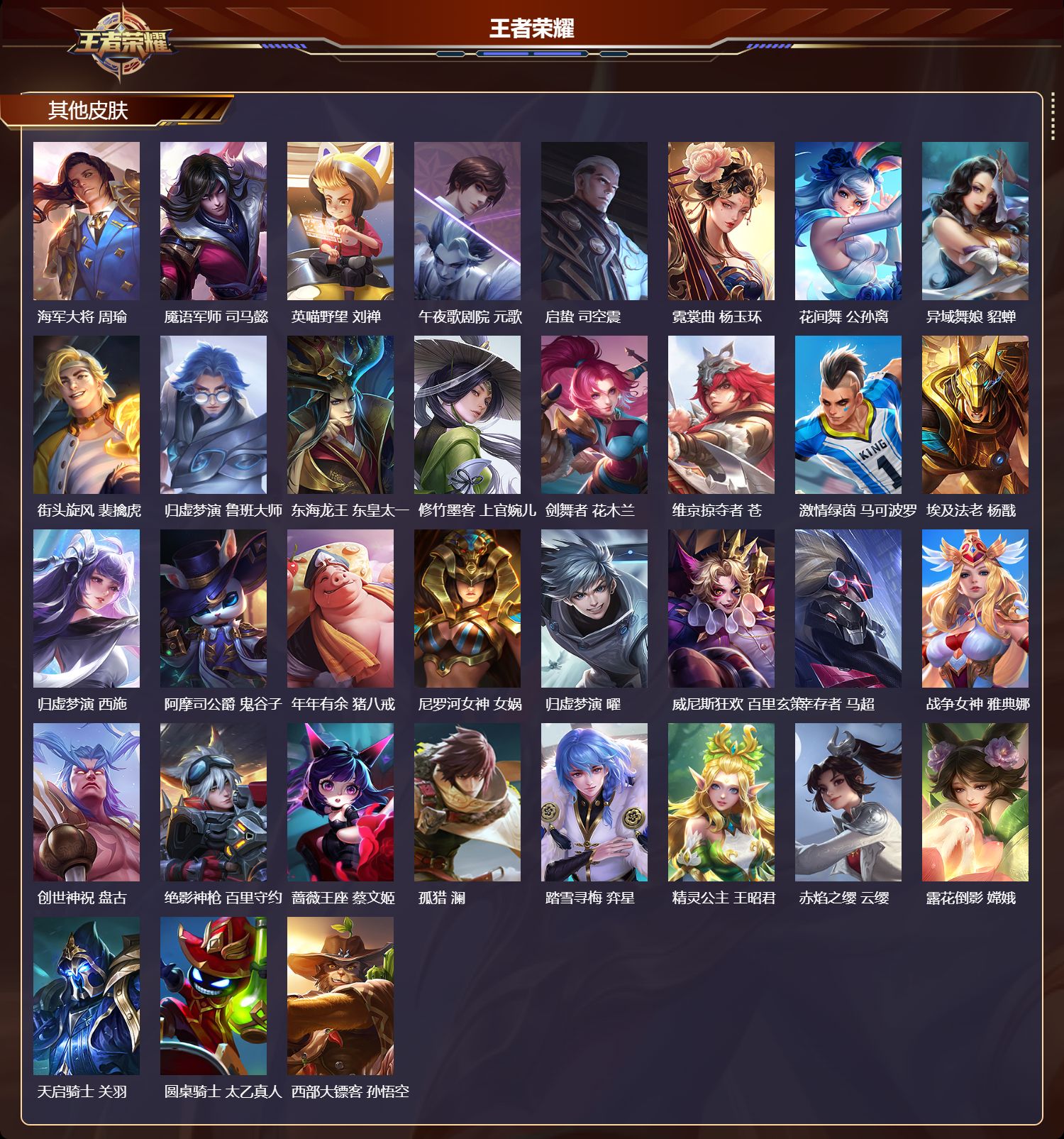 WZMK4311633王者荣耀账号详情图3