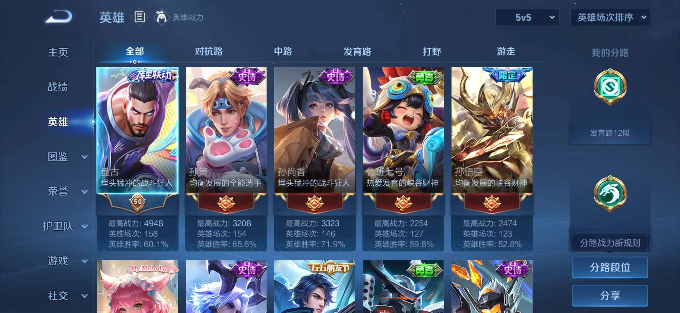 WZCMW4330069王者荣耀账号详情图4