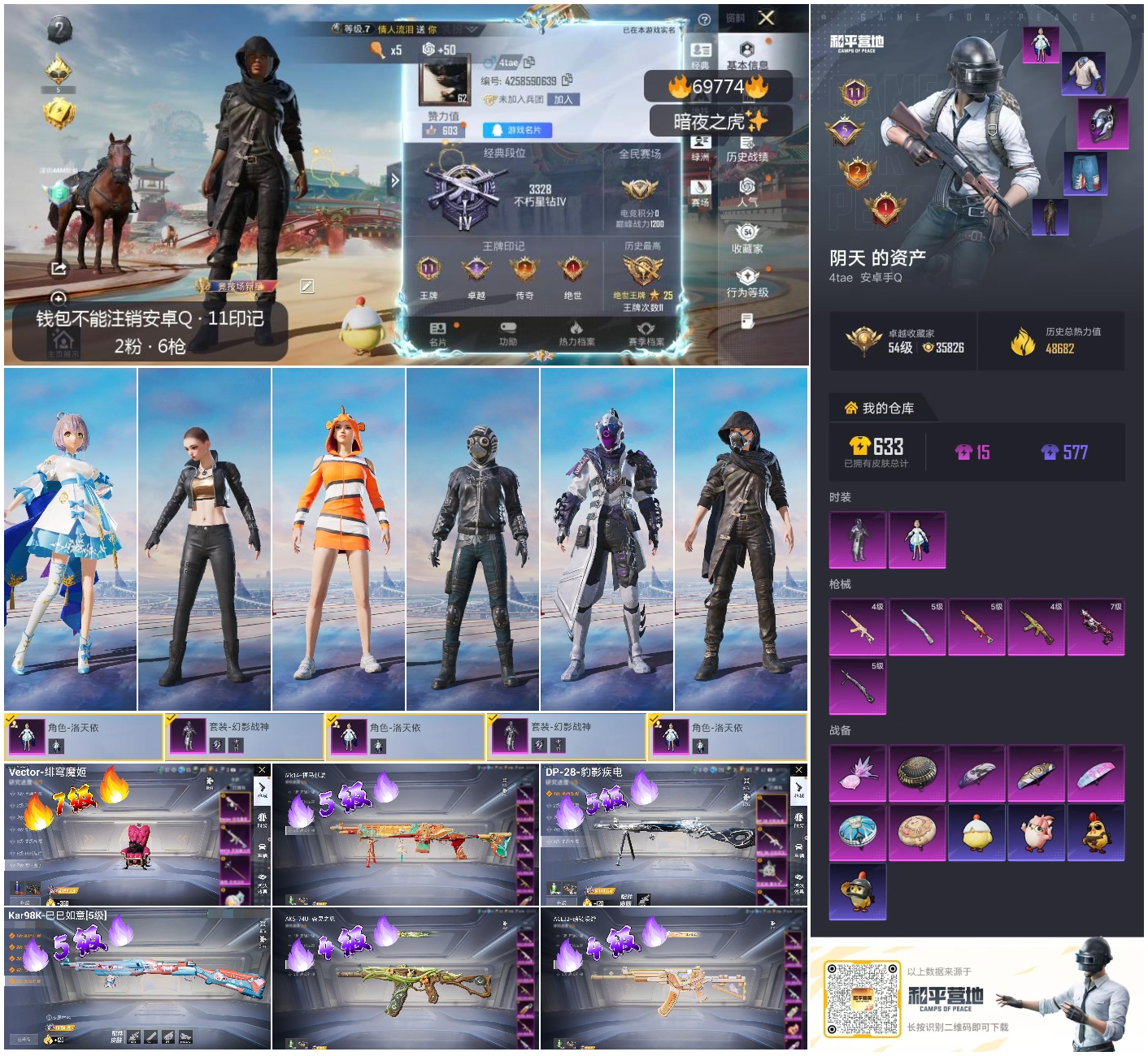 HPCMW4186937和平精英账号详情图3