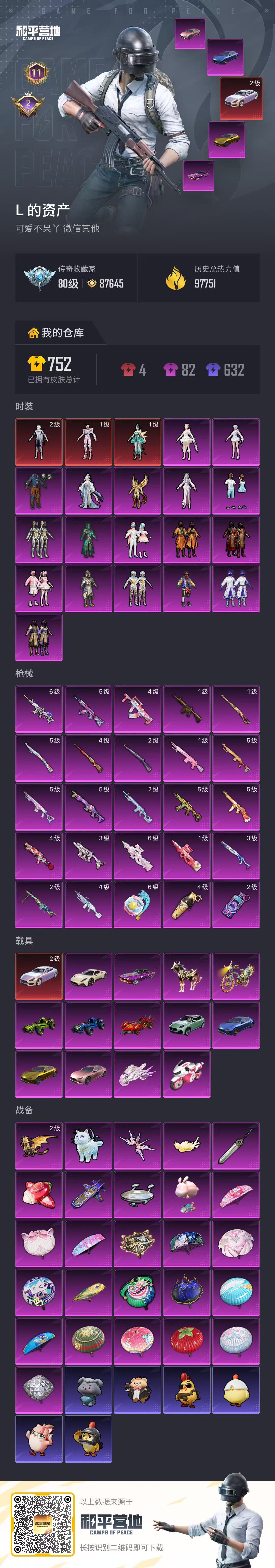 HPCMW4187335和平精英账号详情图1