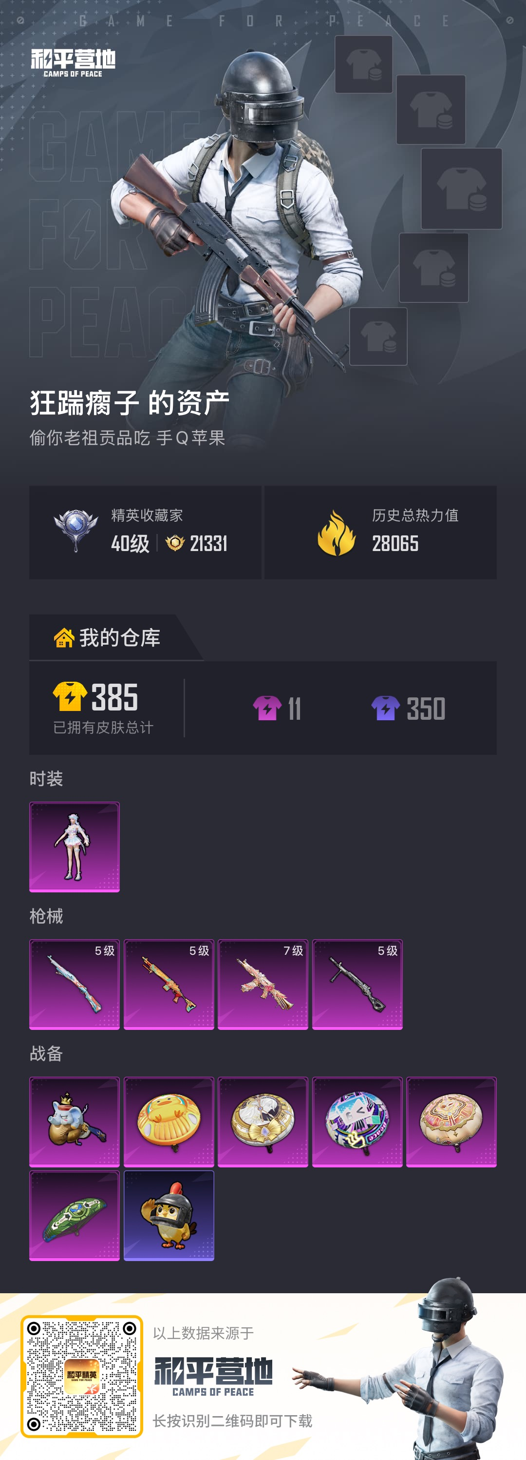 HPCMW4187284和平精英账号详情图1