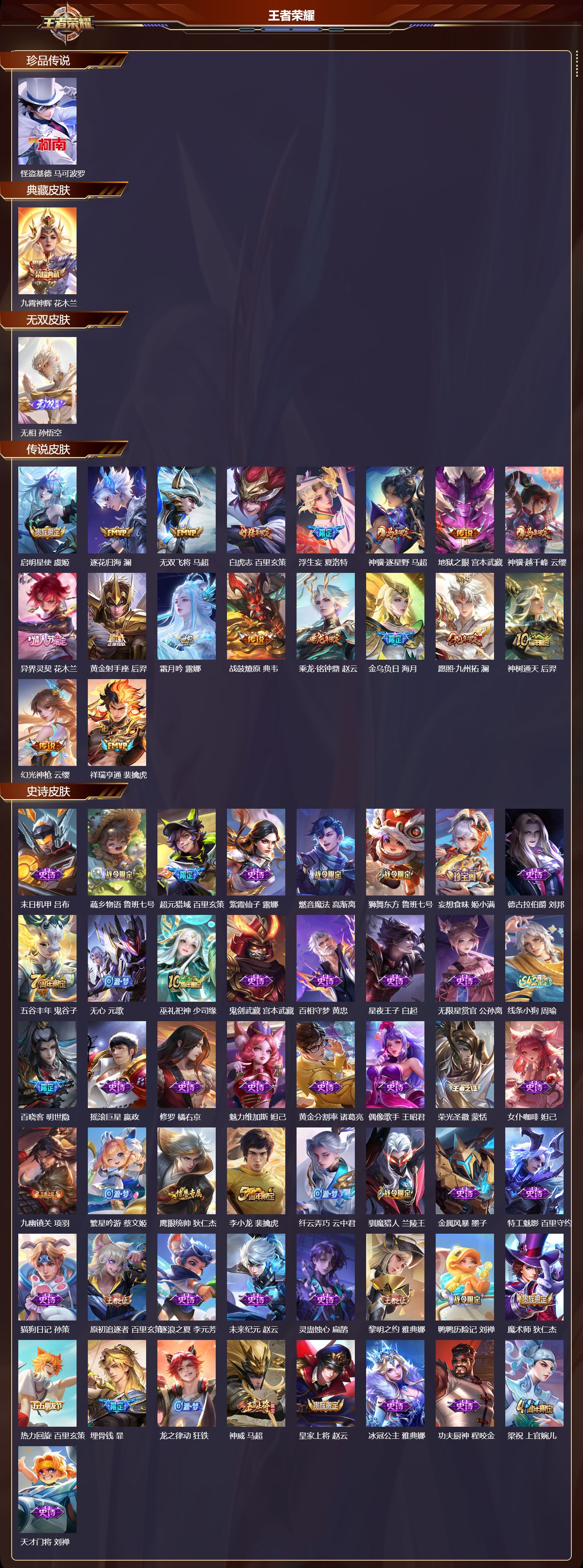 WZCMW4331665王者荣耀账号详情图5