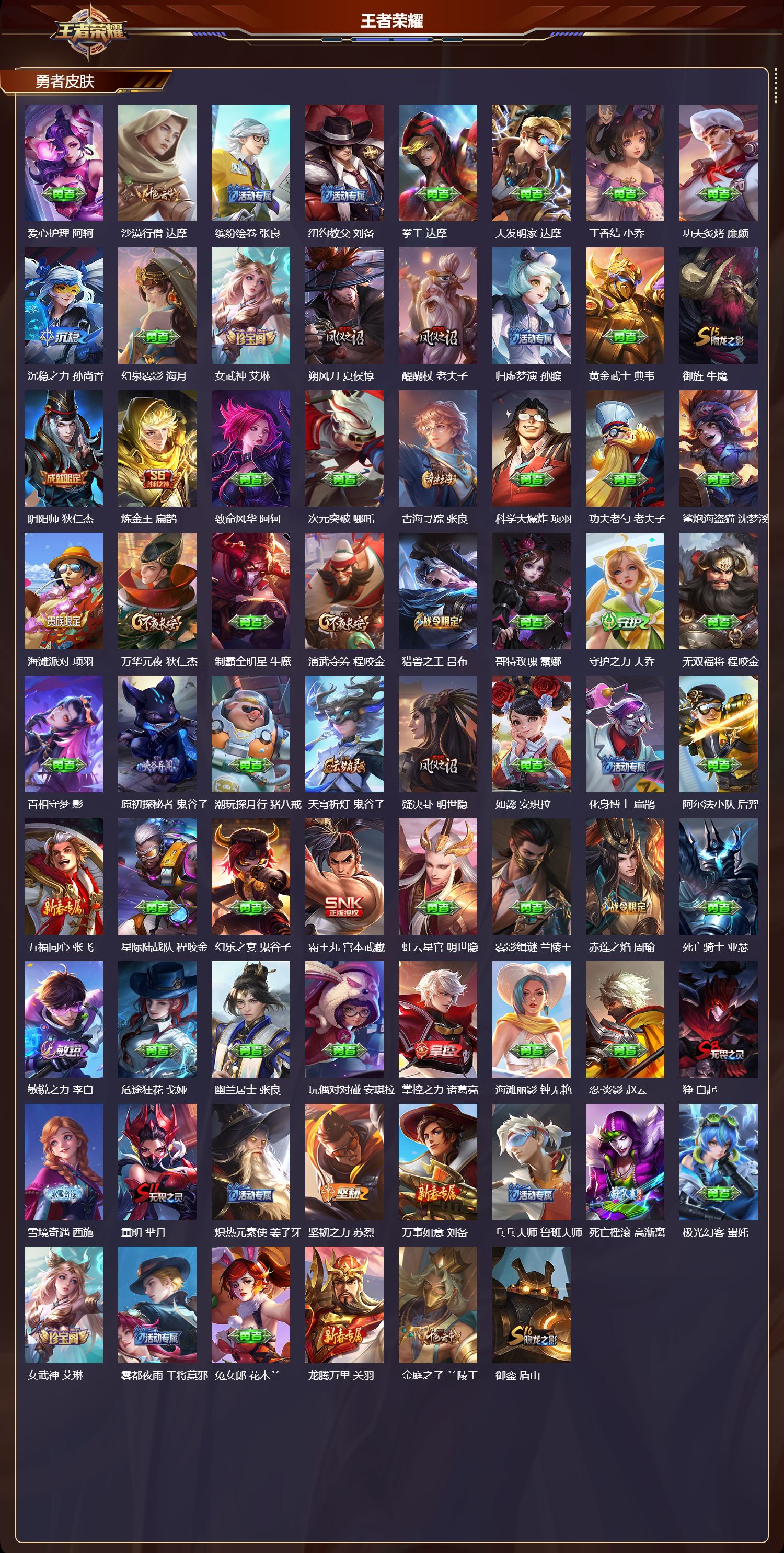 WZQM4314515王者荣耀账号详情图3