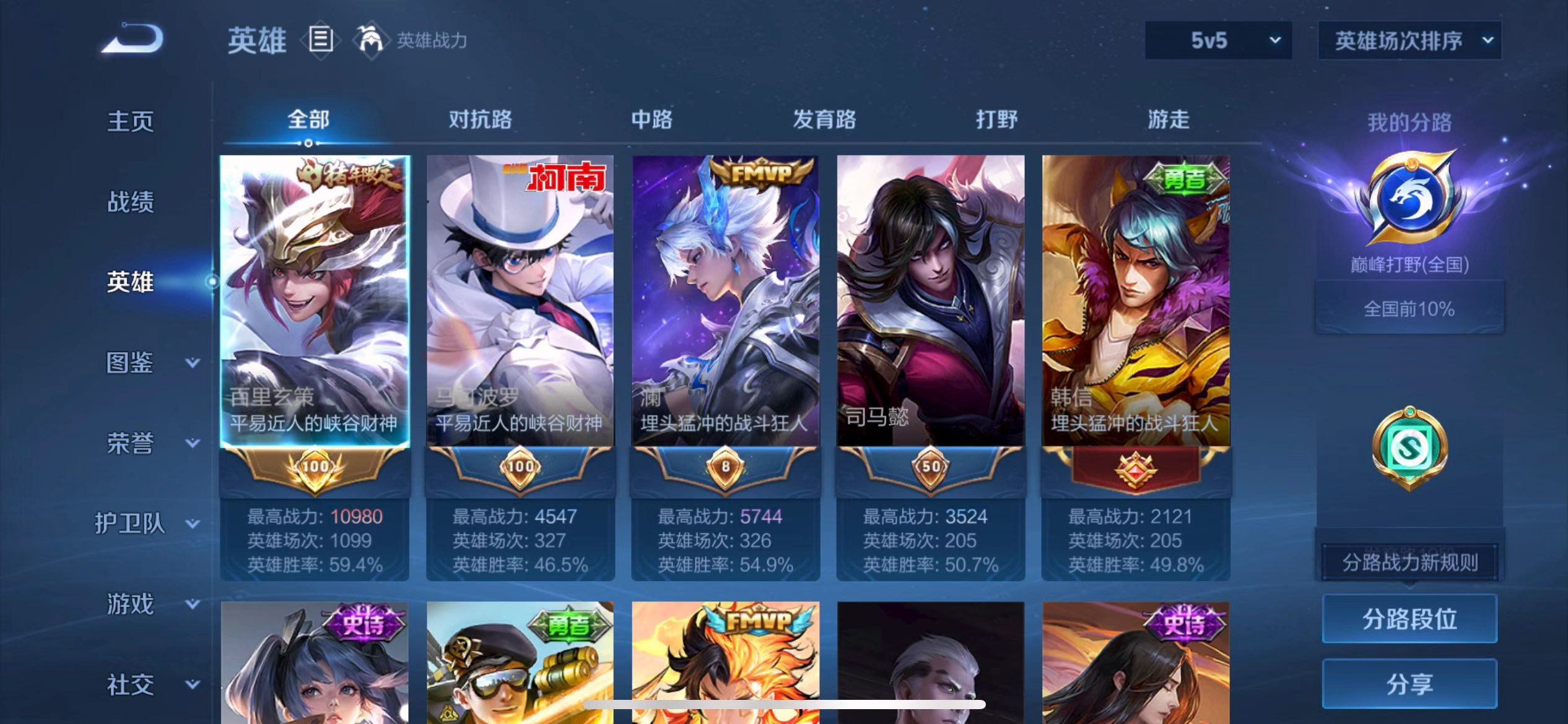 WZCMW4331665王者荣耀账号详情图3