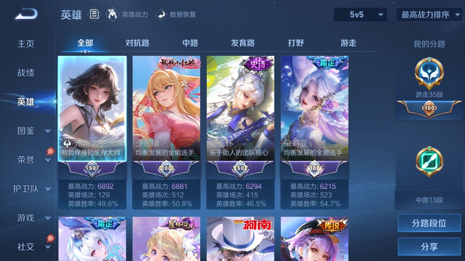 WZCMW4332268王者荣耀账号详情图2