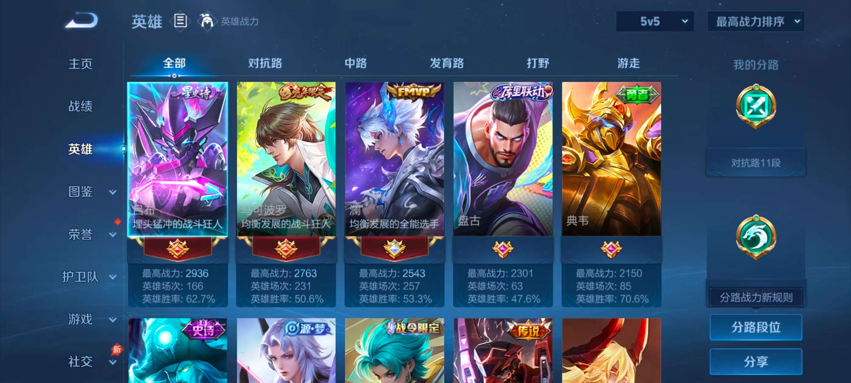 WZCMW4332947王者荣耀账号详情图2