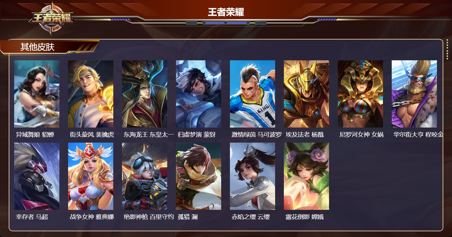 WZMK4315865王者荣耀账号详情图3 WZMK4315865王者荣耀账号详情图3