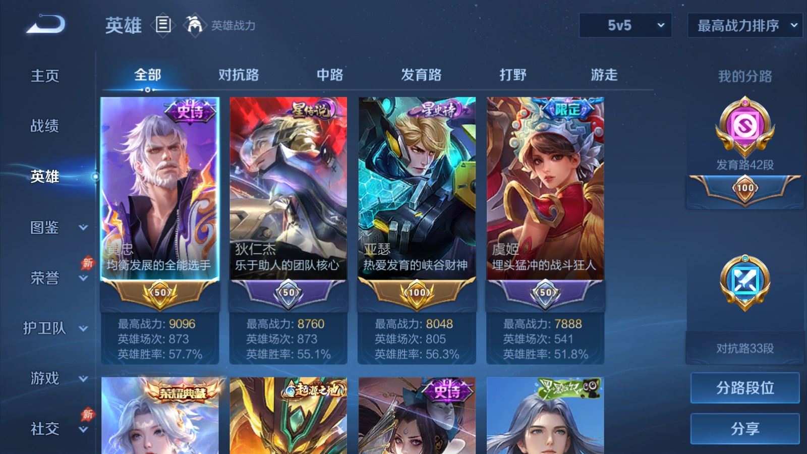 WZCMW4333097王者荣耀账号详情图2