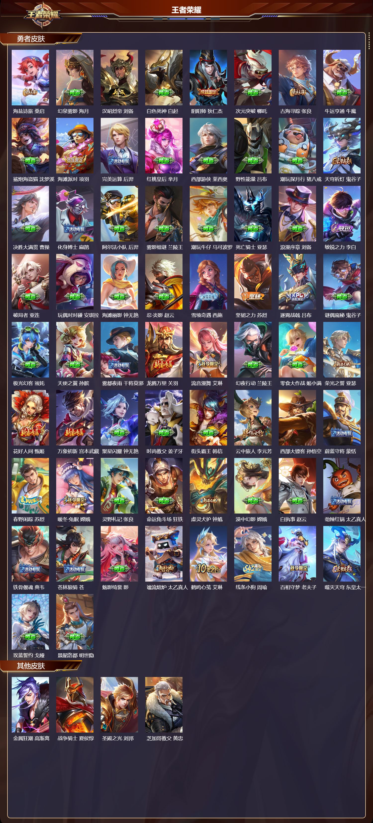 WZMK4315692王者荣耀账号详情图2