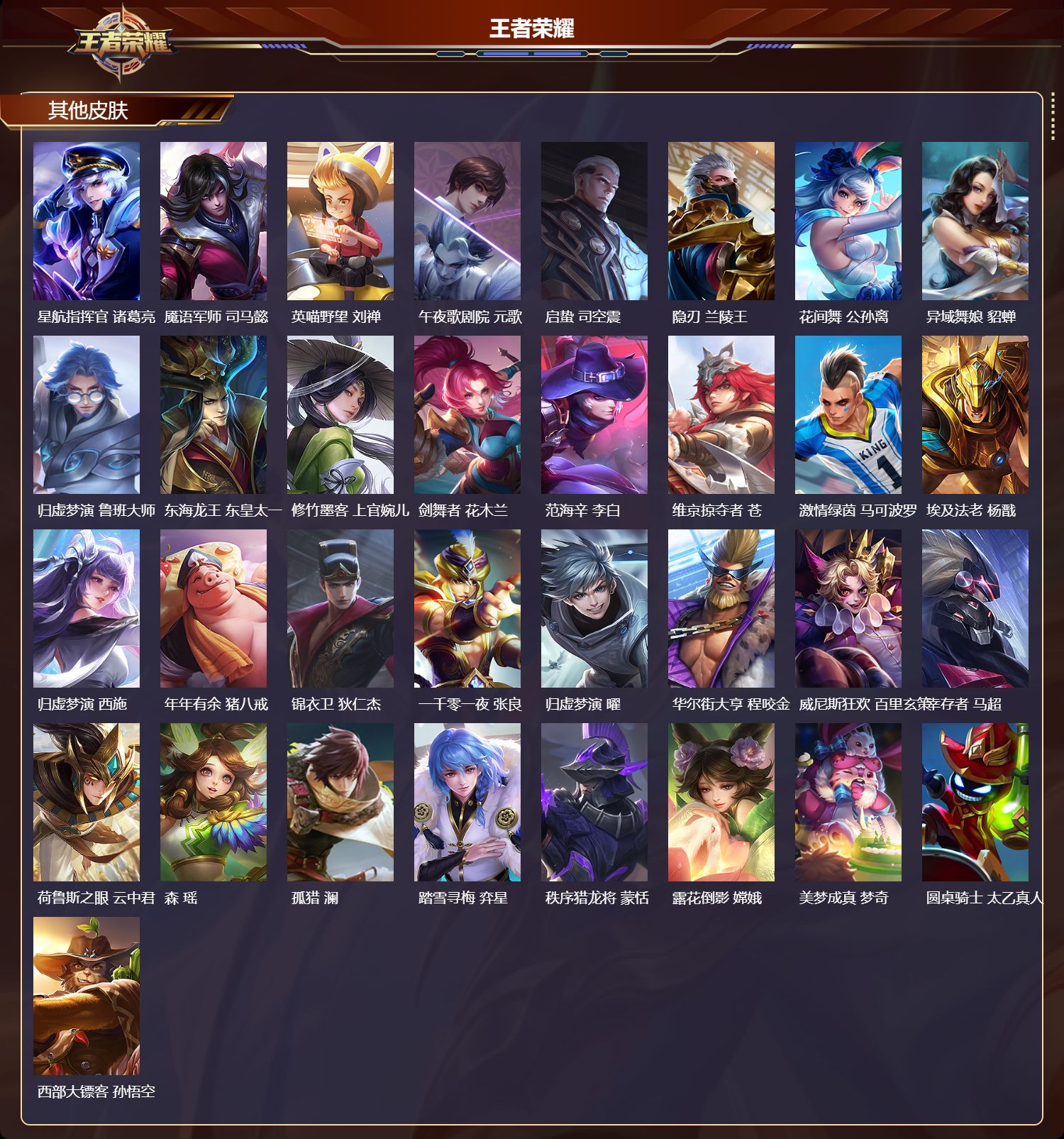 WZMK4316026王者荣耀账号详情图3