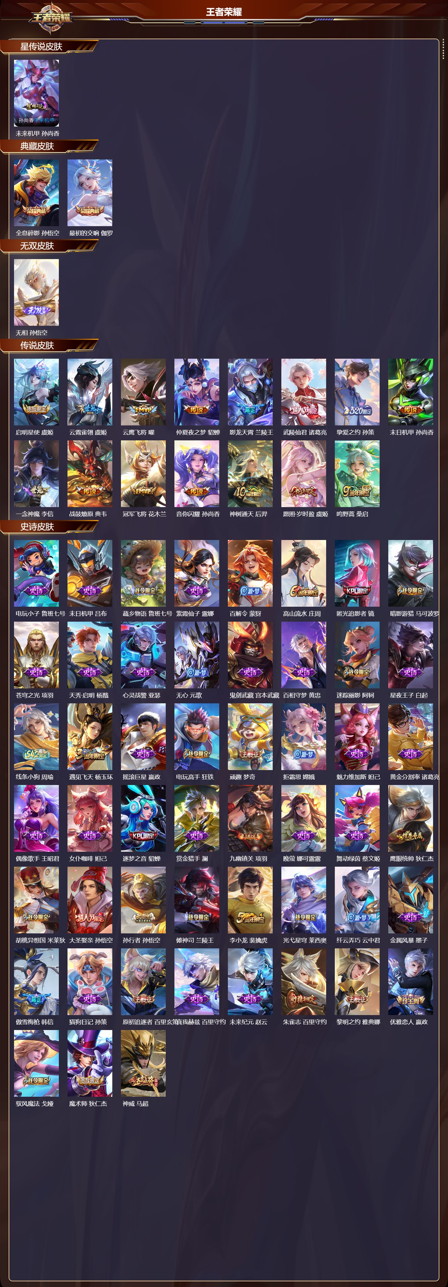 WZQM4316530王者荣耀账号详情图2