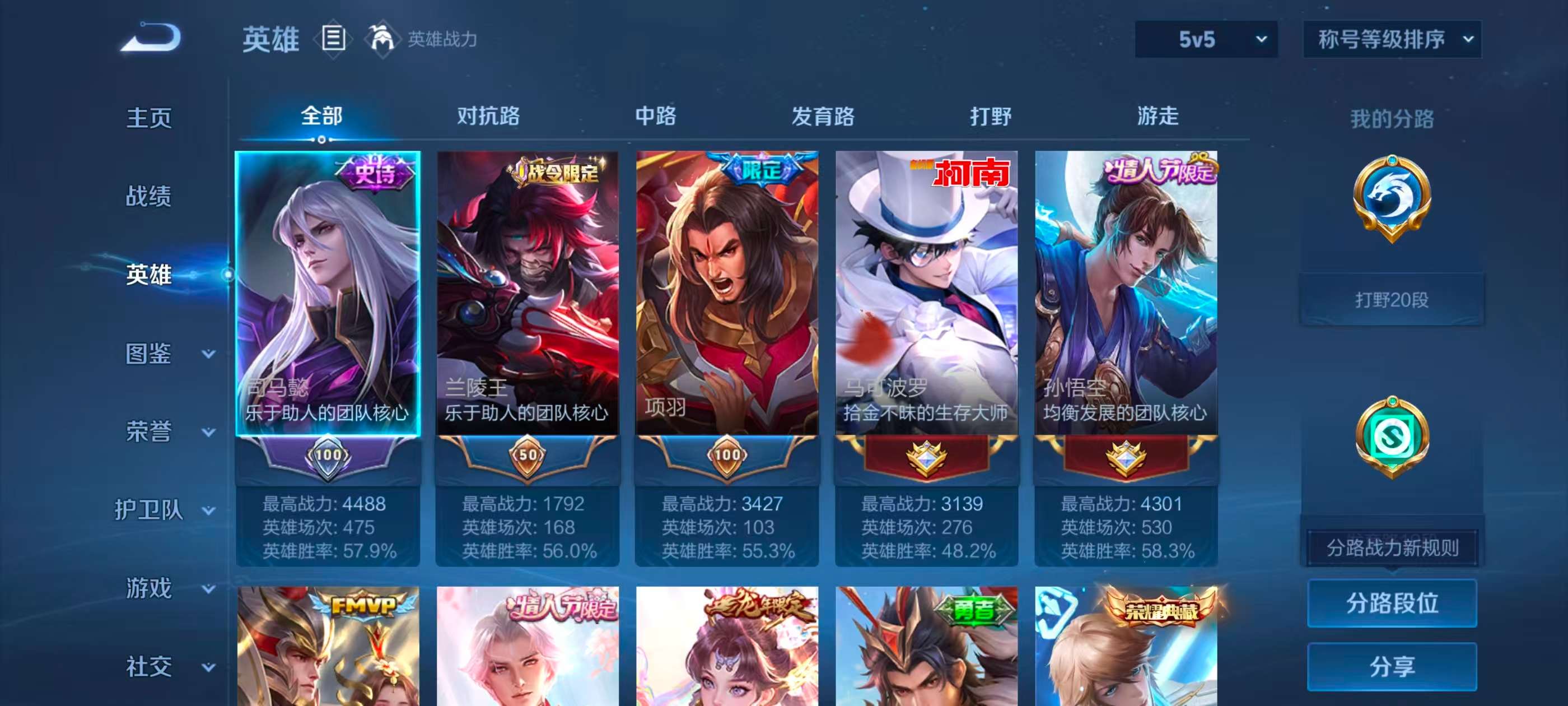 WZCMW4332925王者荣耀账号详情图2