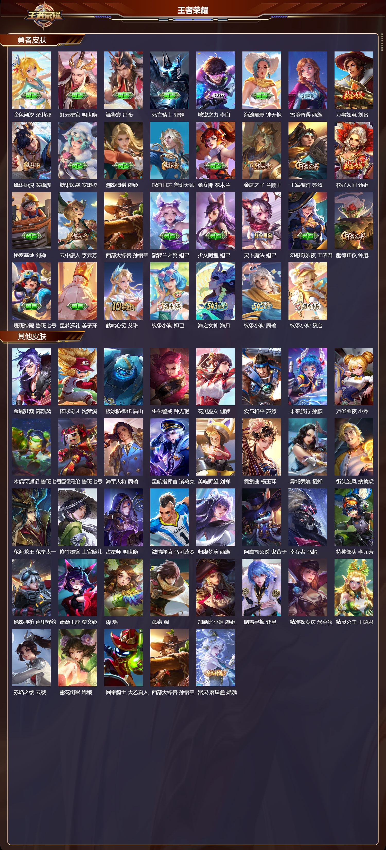 WZMK4314670王者荣耀账号详情图2