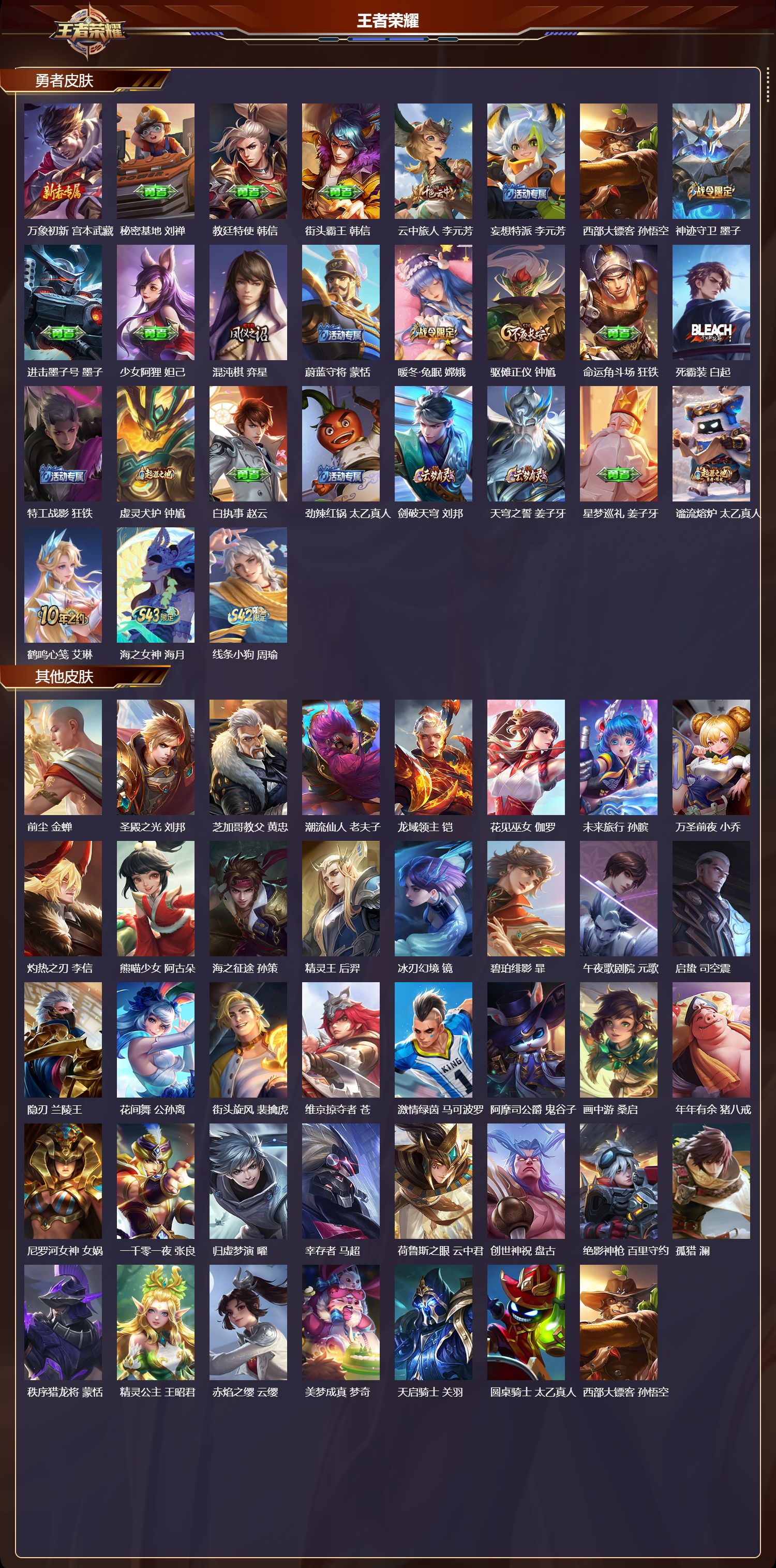 WZMK4315852王者荣耀账号详情图3