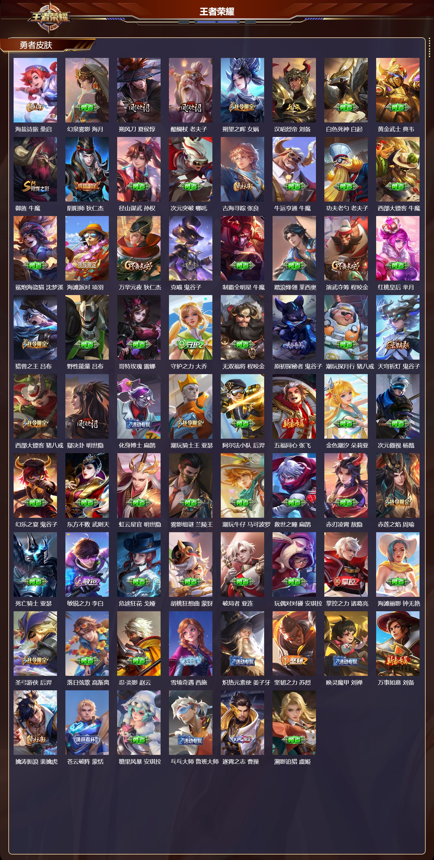 WZCMW4333035王者荣耀账号详情图9