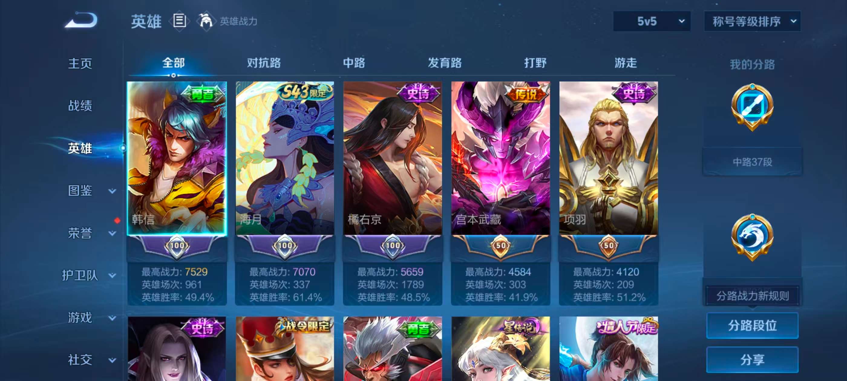 WZCMW4332953王者荣耀账号详情图3