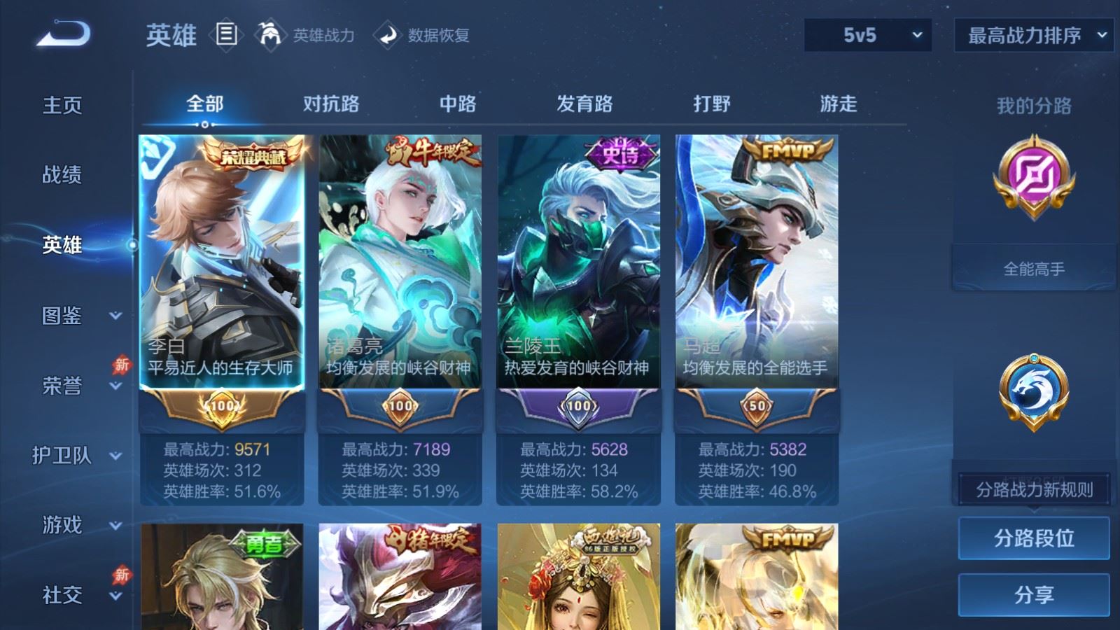 WZCMW4333091王者荣耀账号详情图2