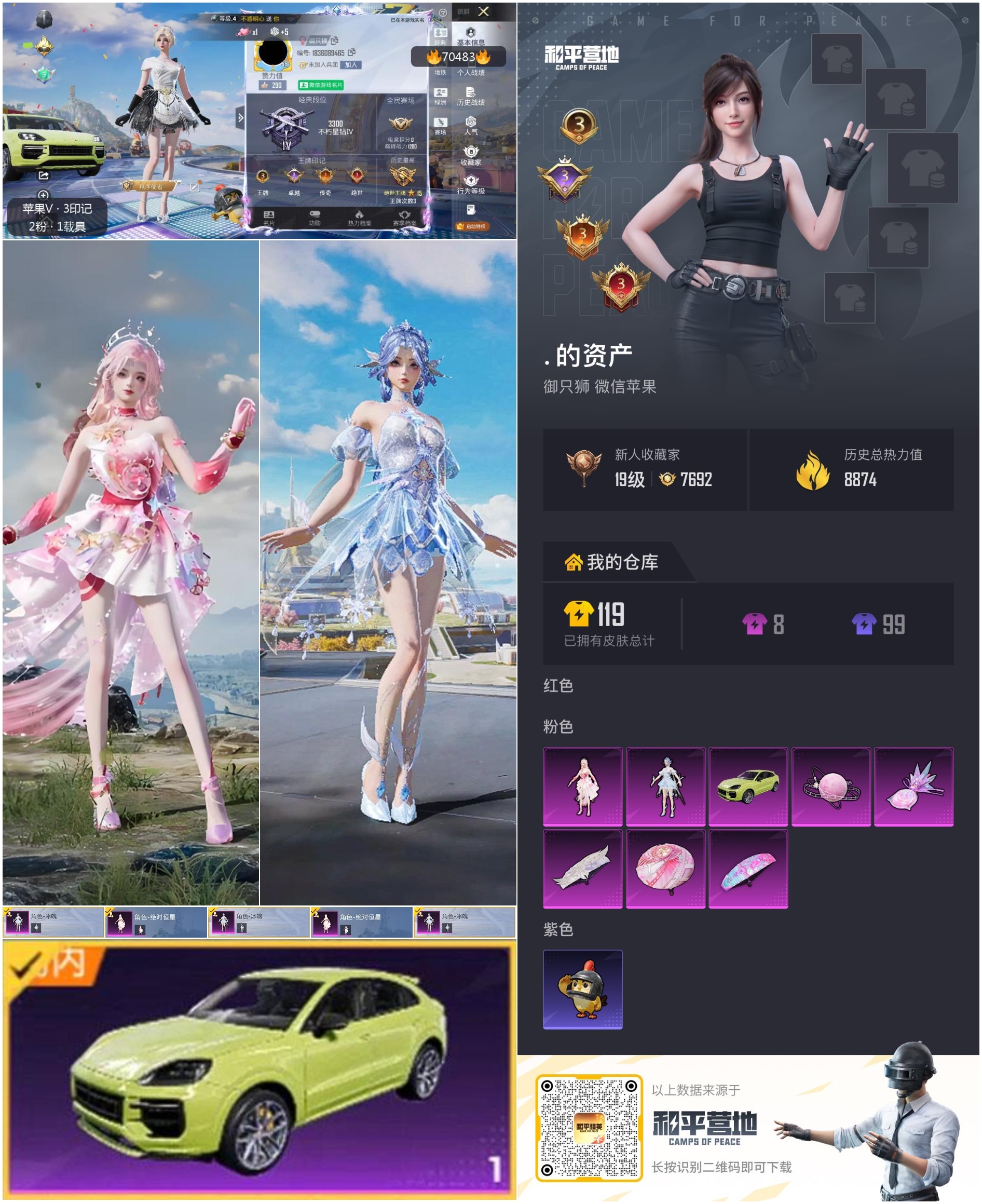 HPCMW4192118和平精英账号详情图3