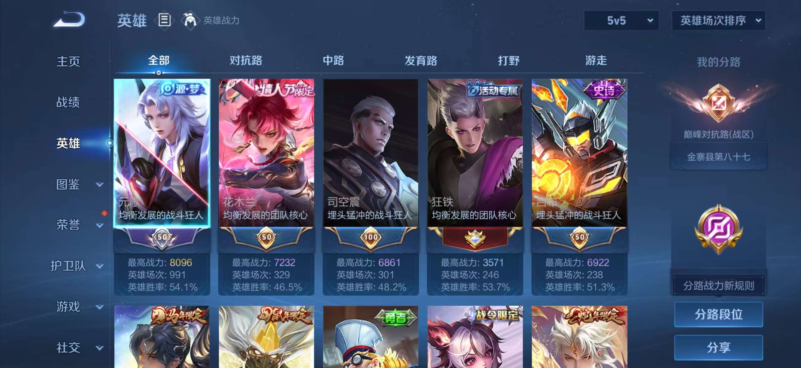 WZCMW4332934王者荣耀账号详情图4