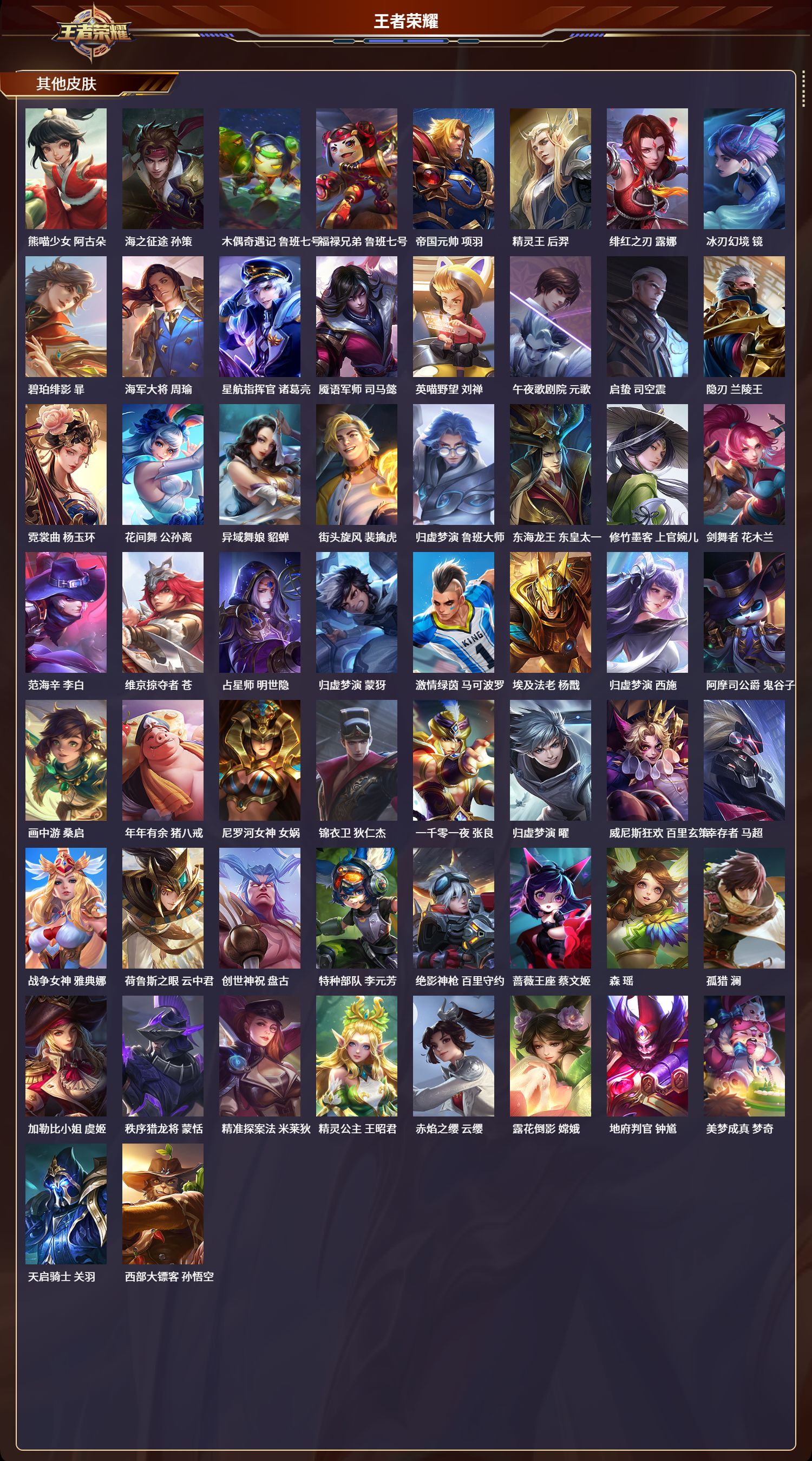 WZLX4319291王者荣耀账号详情图5