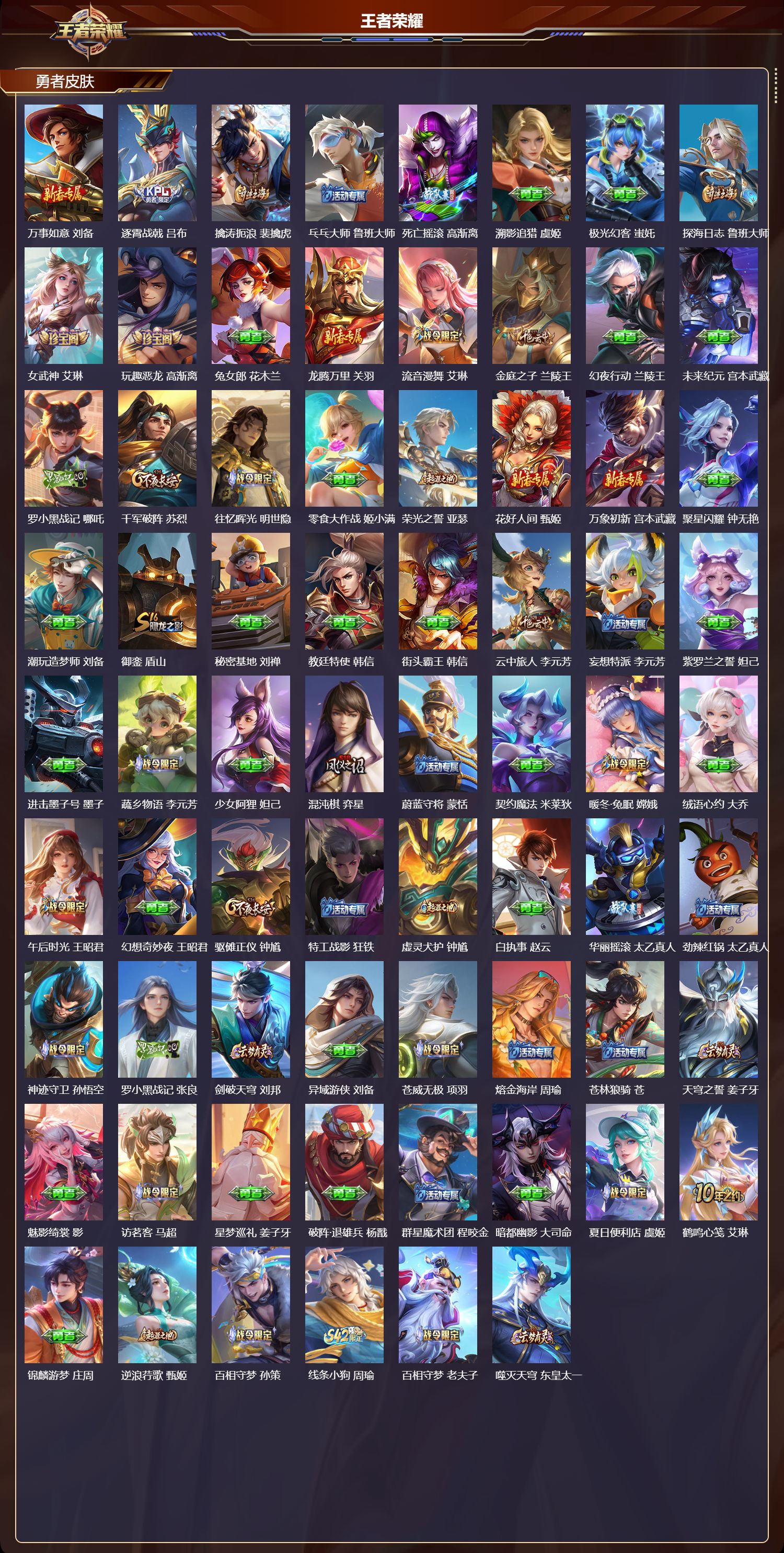 WZCMW4334835王者荣耀账号详情图8