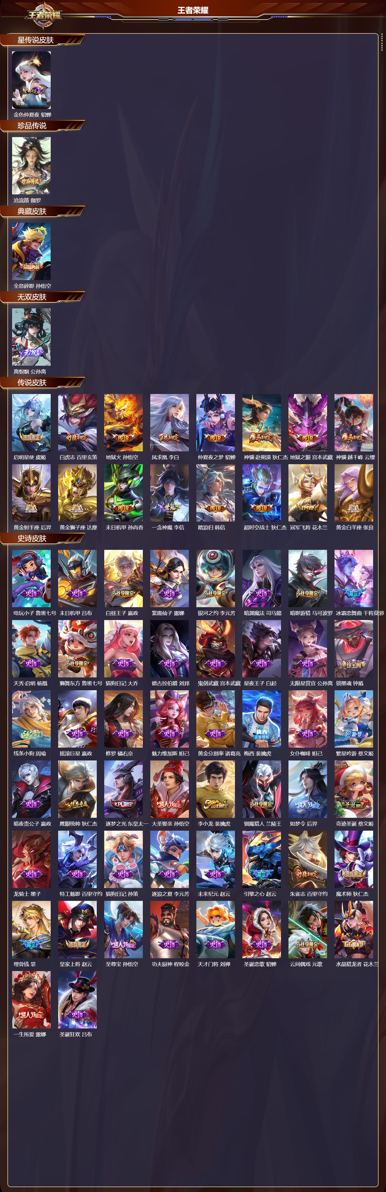 WZQM4318119王者荣耀账号详情图2