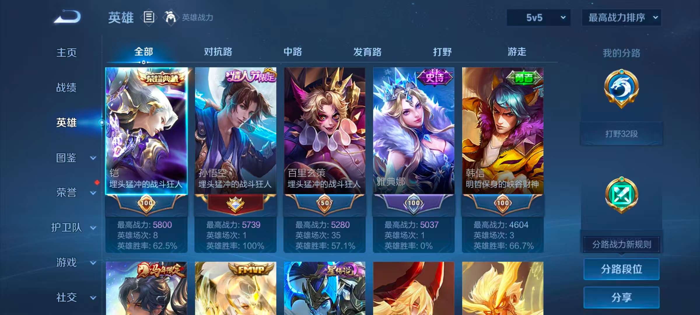 WZCMW4334826王者荣耀账号详情图5