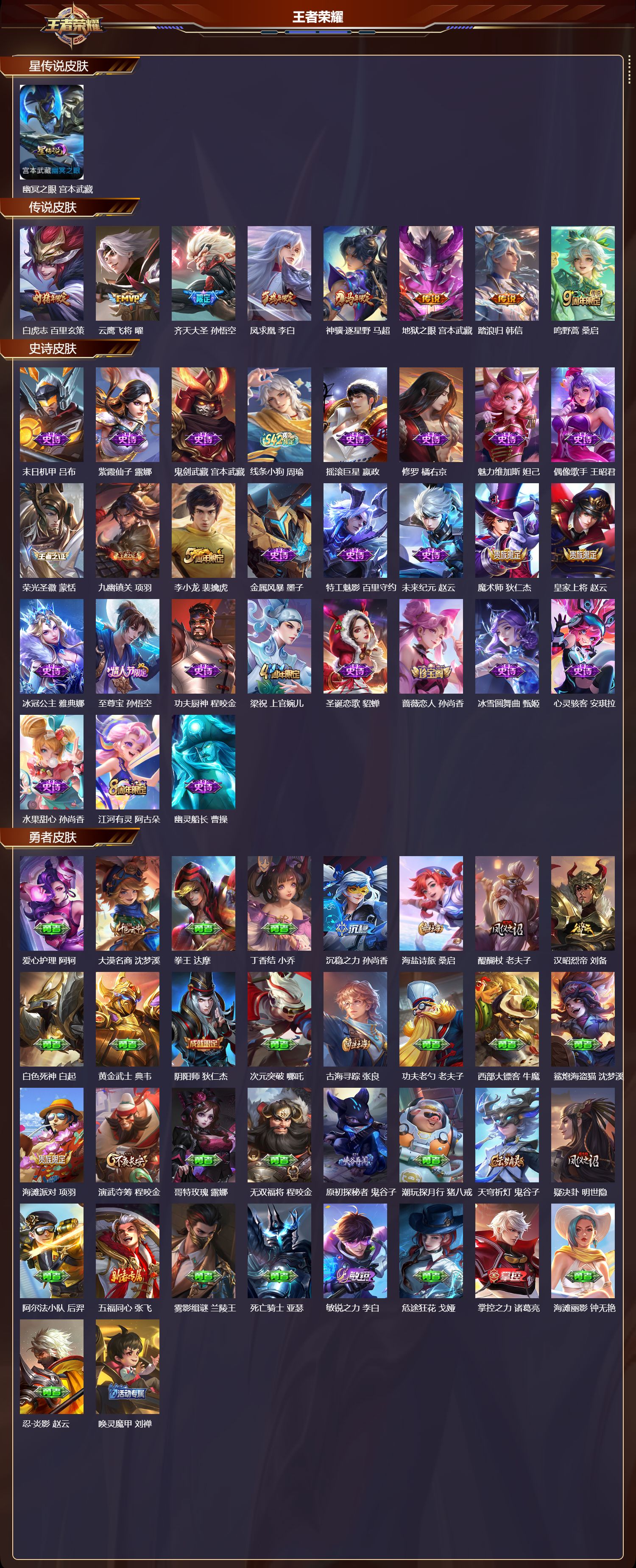 WZQM4318414王者荣耀账号详情图2