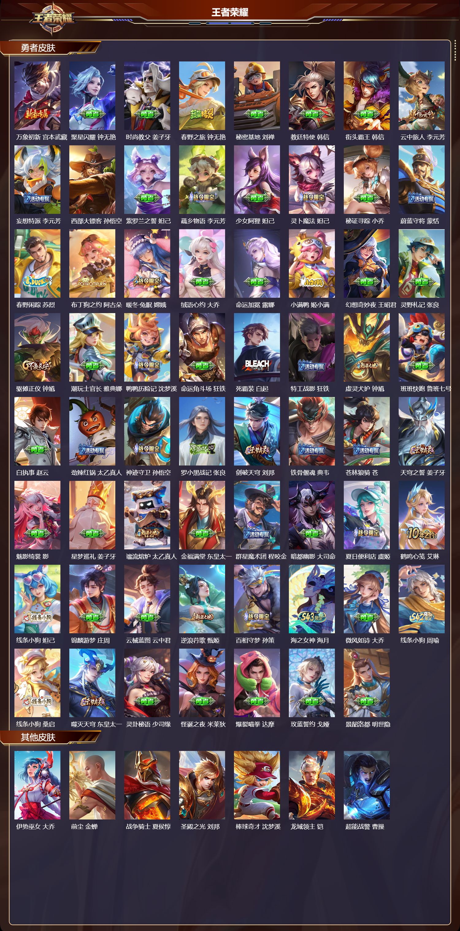 WZMK4318050王者荣耀账号详情图5