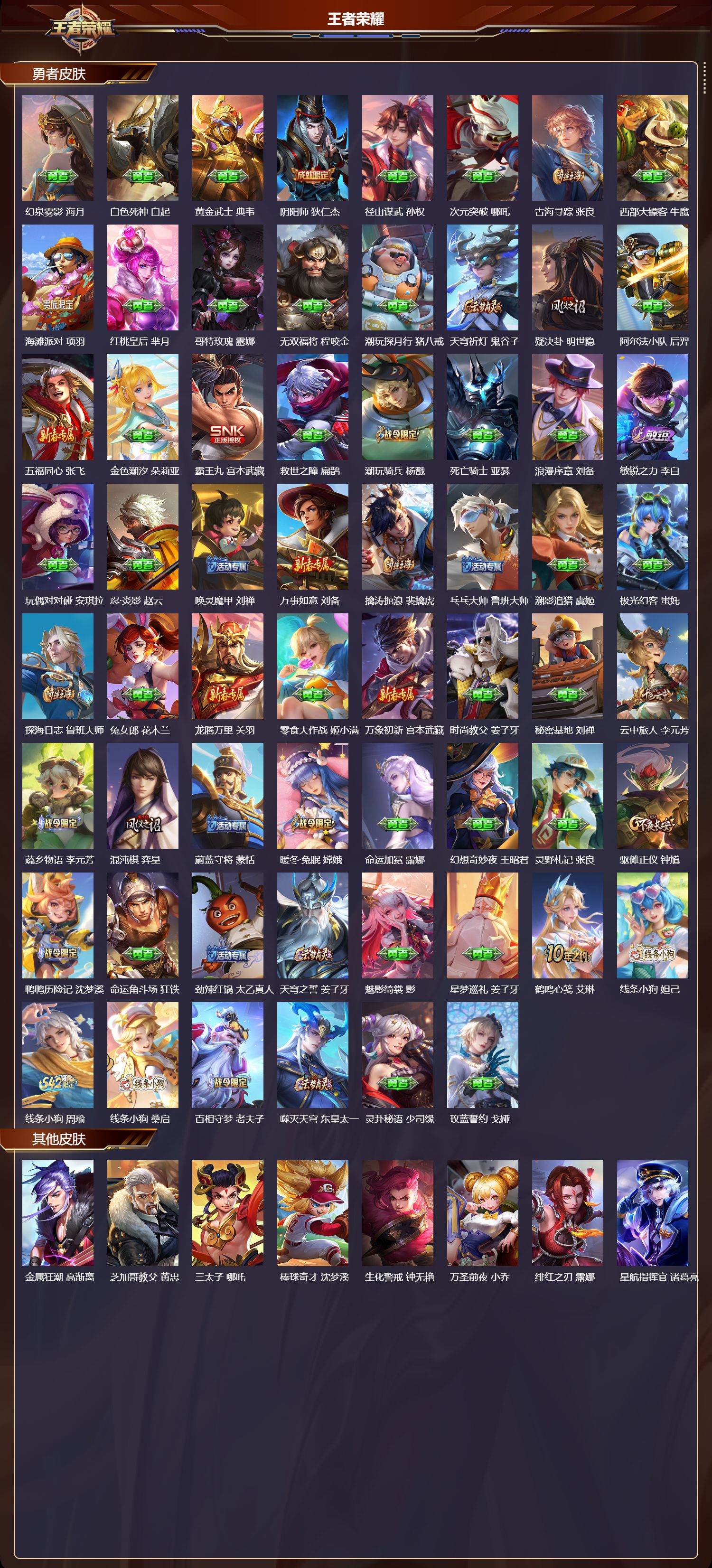 WZQM4318417王者荣耀账号详情图3