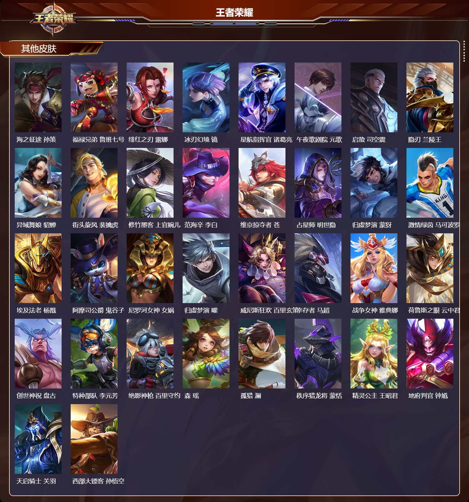 WZMK4318042王者荣耀账号详情图3