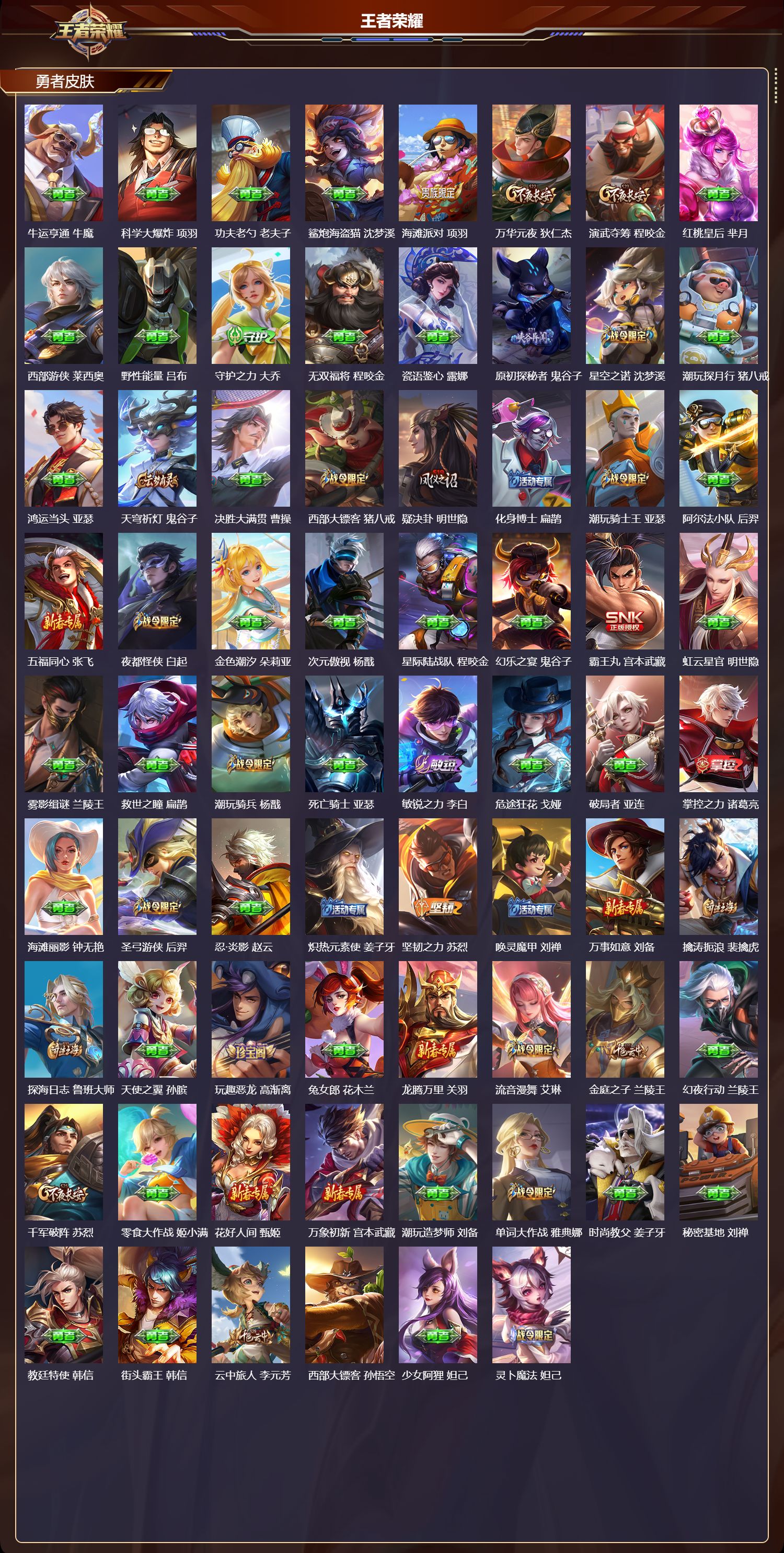 WZQM4318415王者荣耀账号详情图4