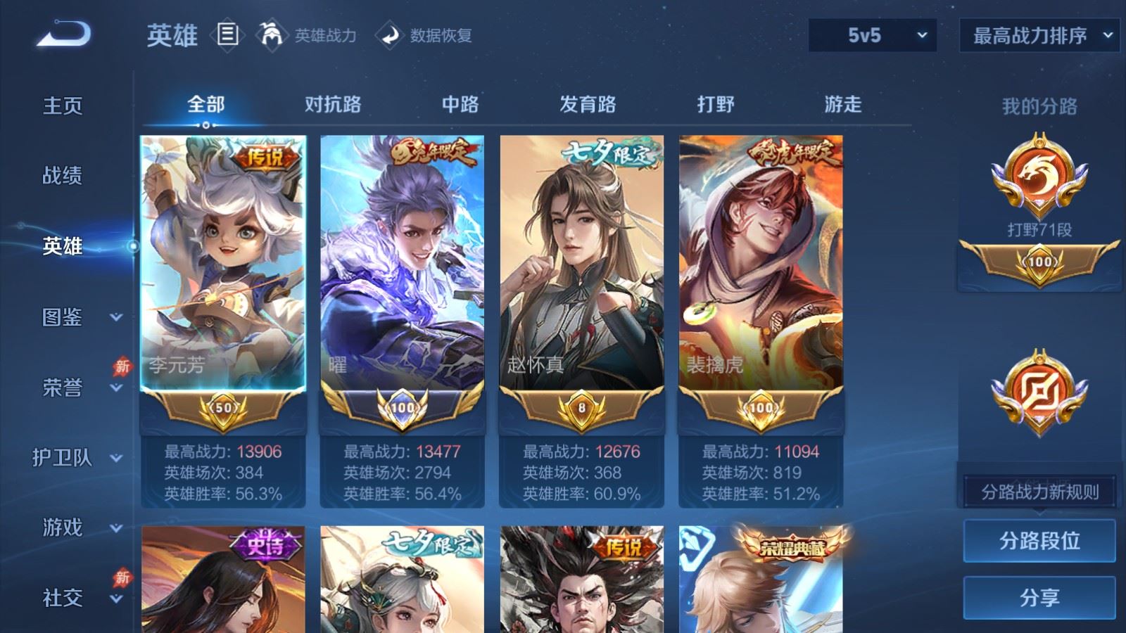 WZCMW4335251王者荣耀账号详情图2