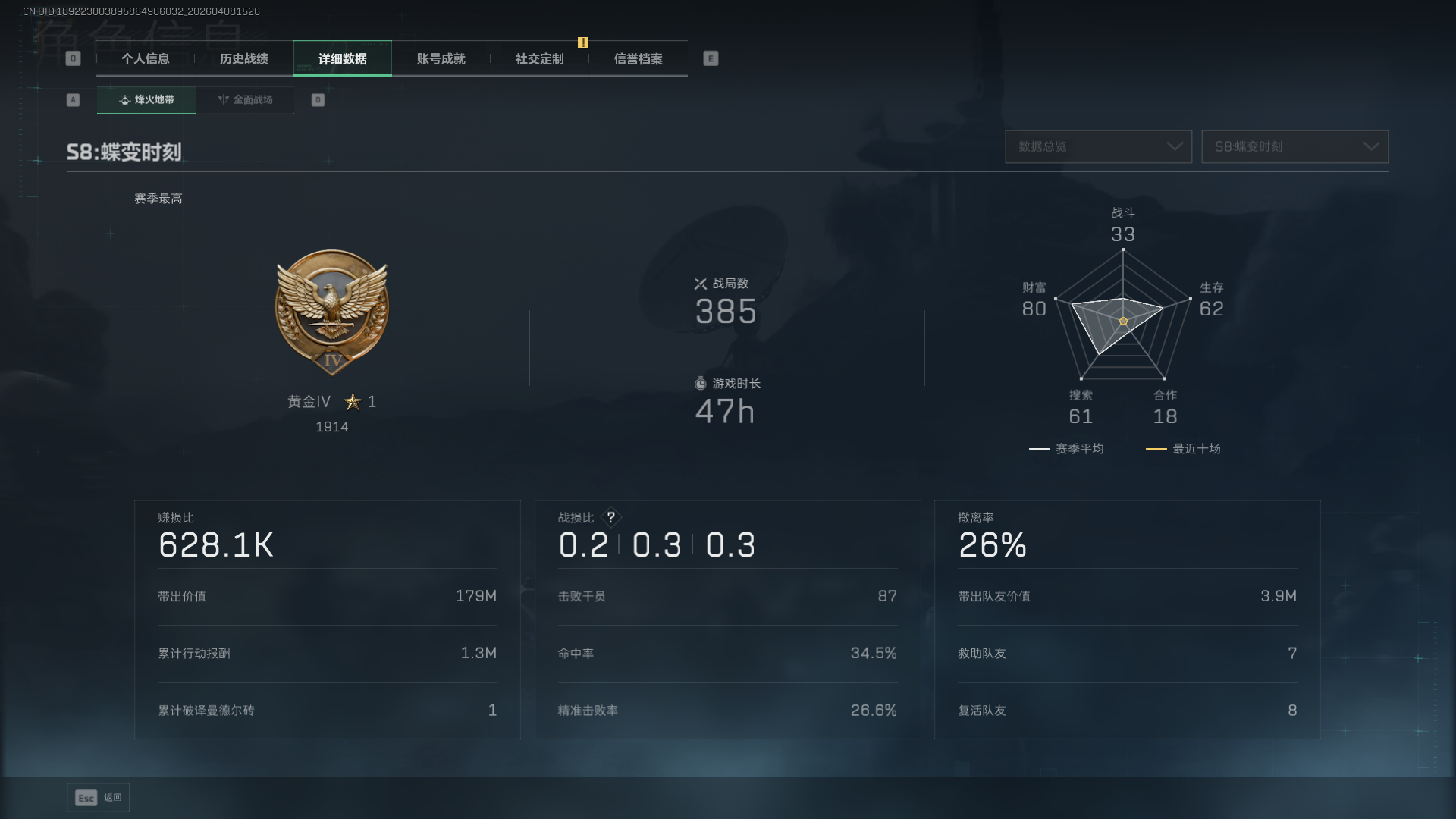 SJZCMW4107963三角洲行动账号详情图15