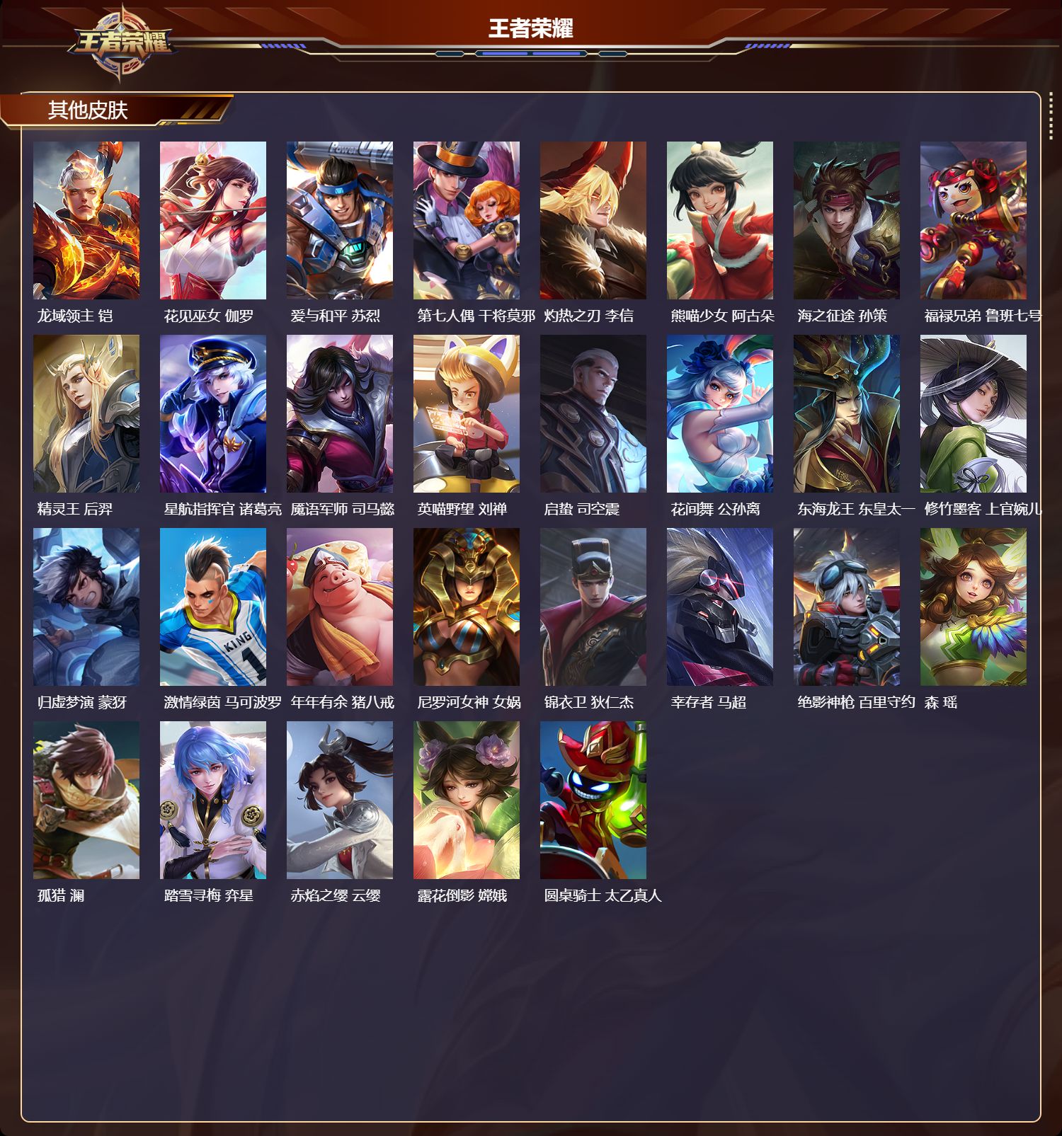 WZMK4317806王者荣耀账号详情图3