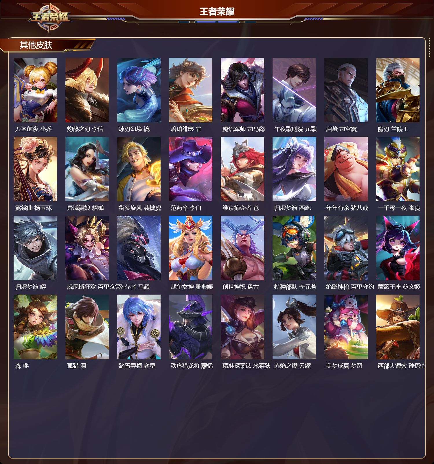 WZMK4319412王者荣耀账号详情图3