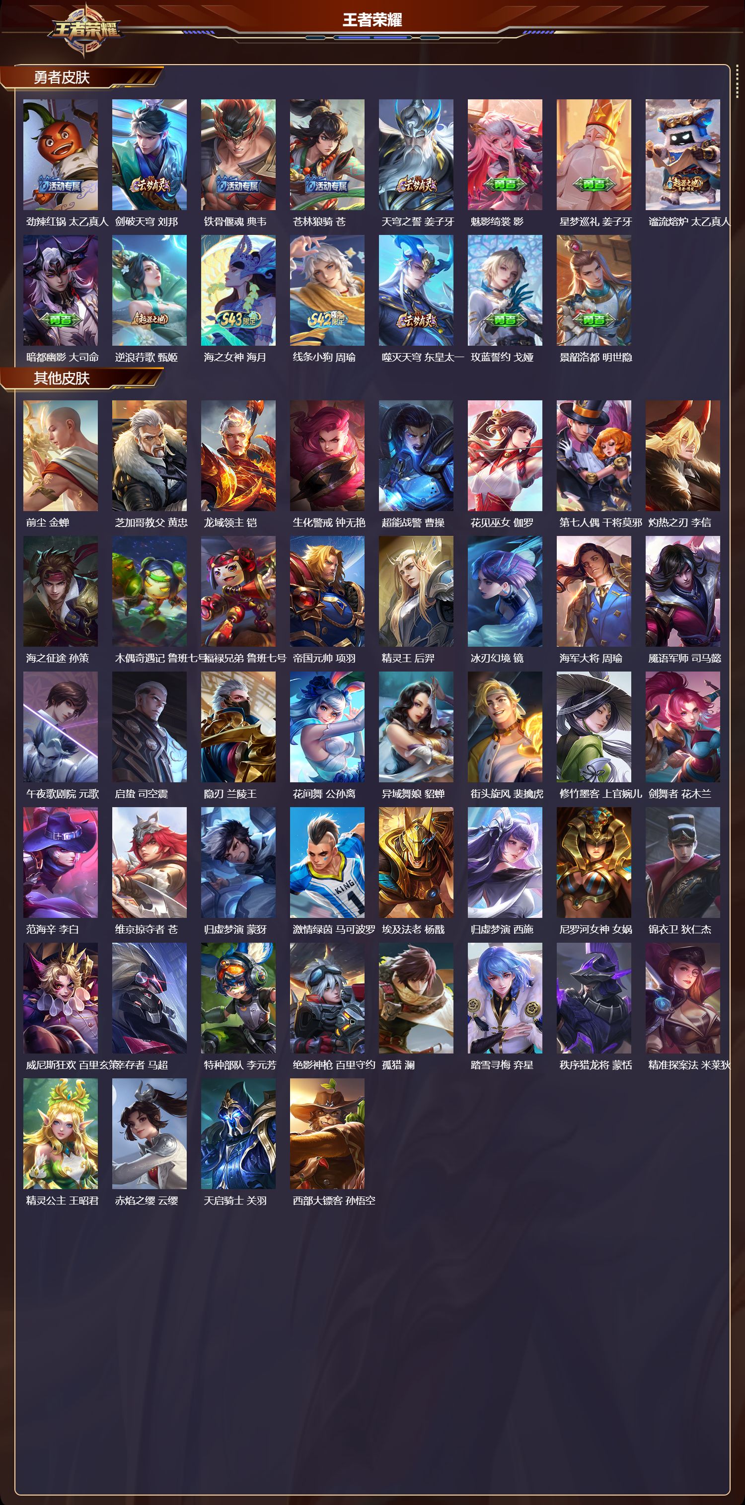 WZMK4318608王者荣耀账号详情图3