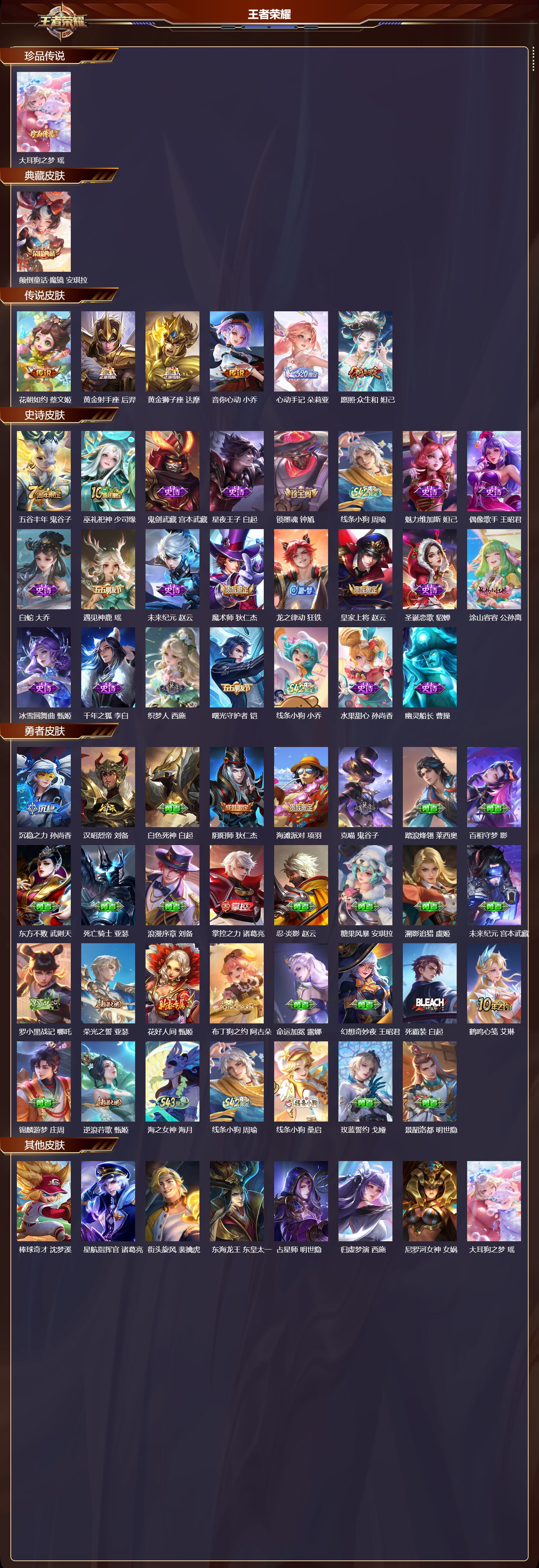 WZQM4319781王者荣耀账号详情图2