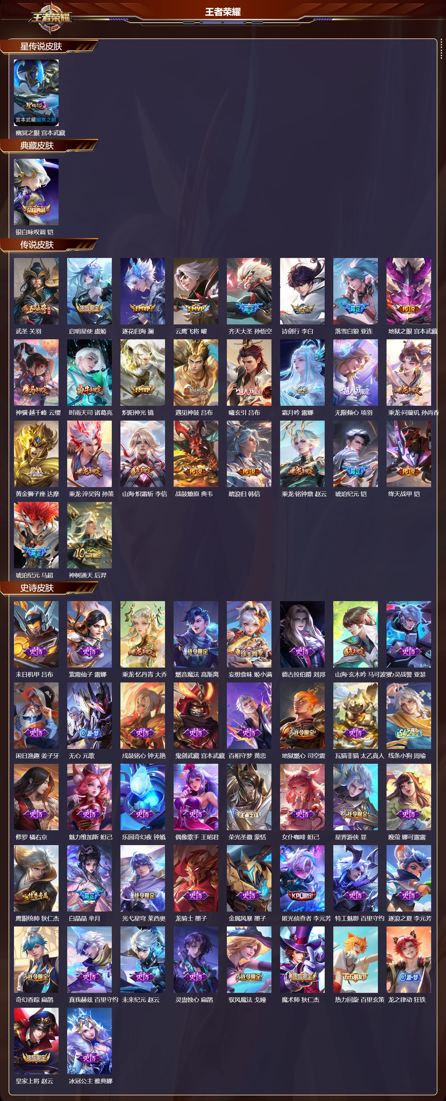 WZQM4318663王者荣耀账号详情图2