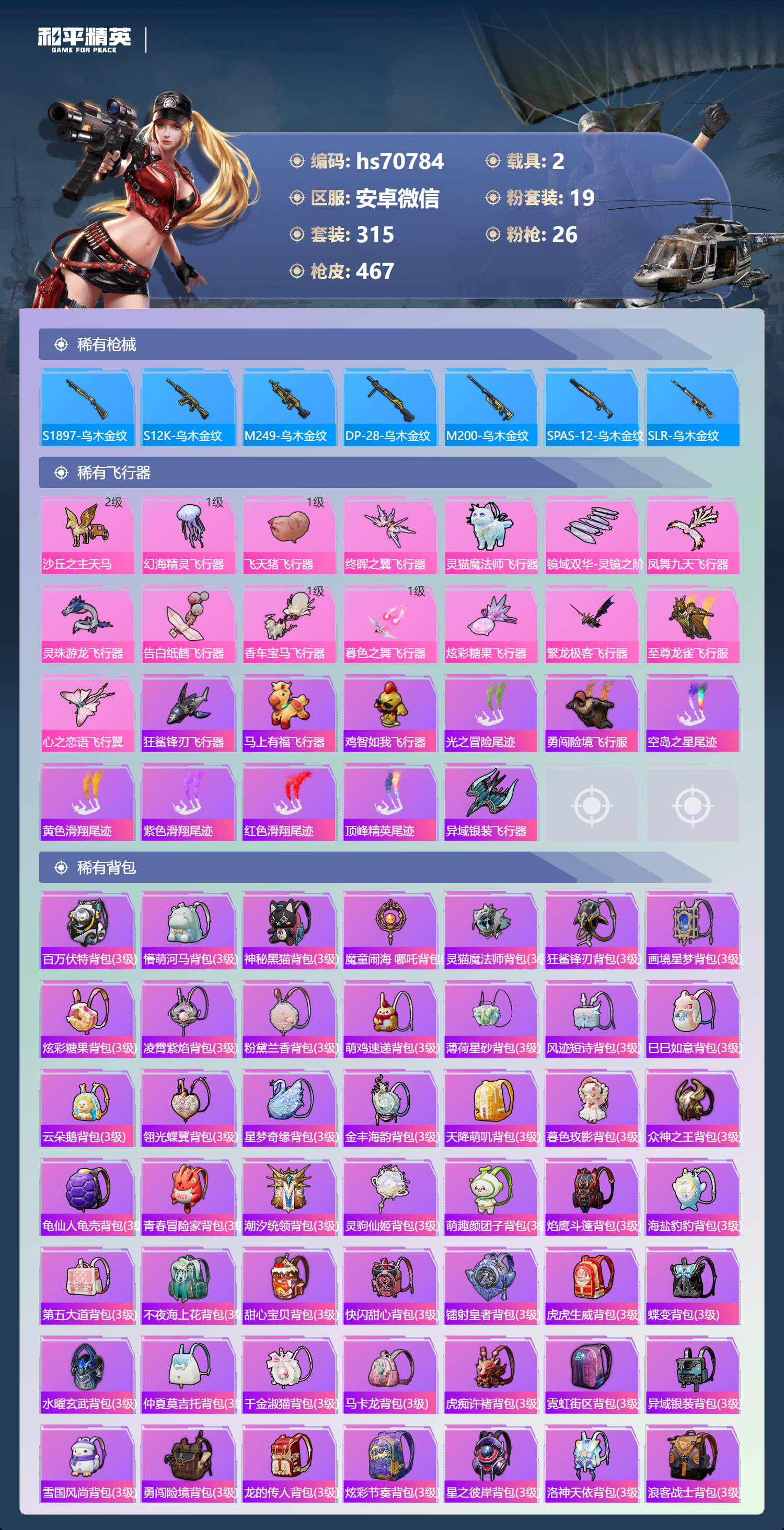 HPCMW4195066和平精英账号详情图13