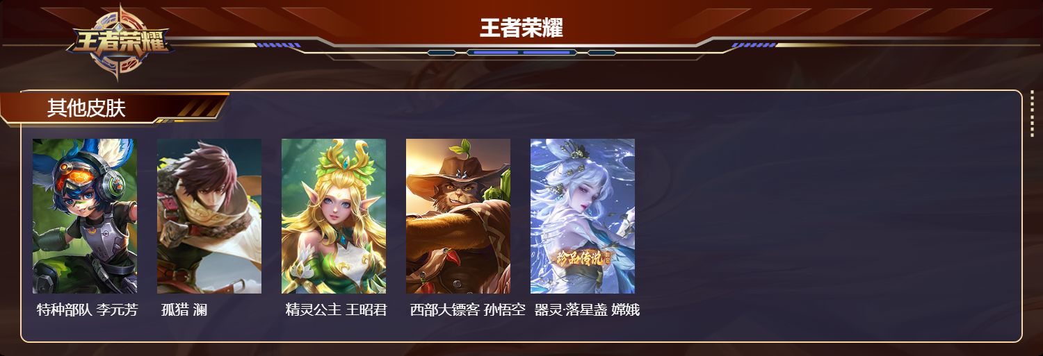 WZMK4319564王者荣耀账号详情图3