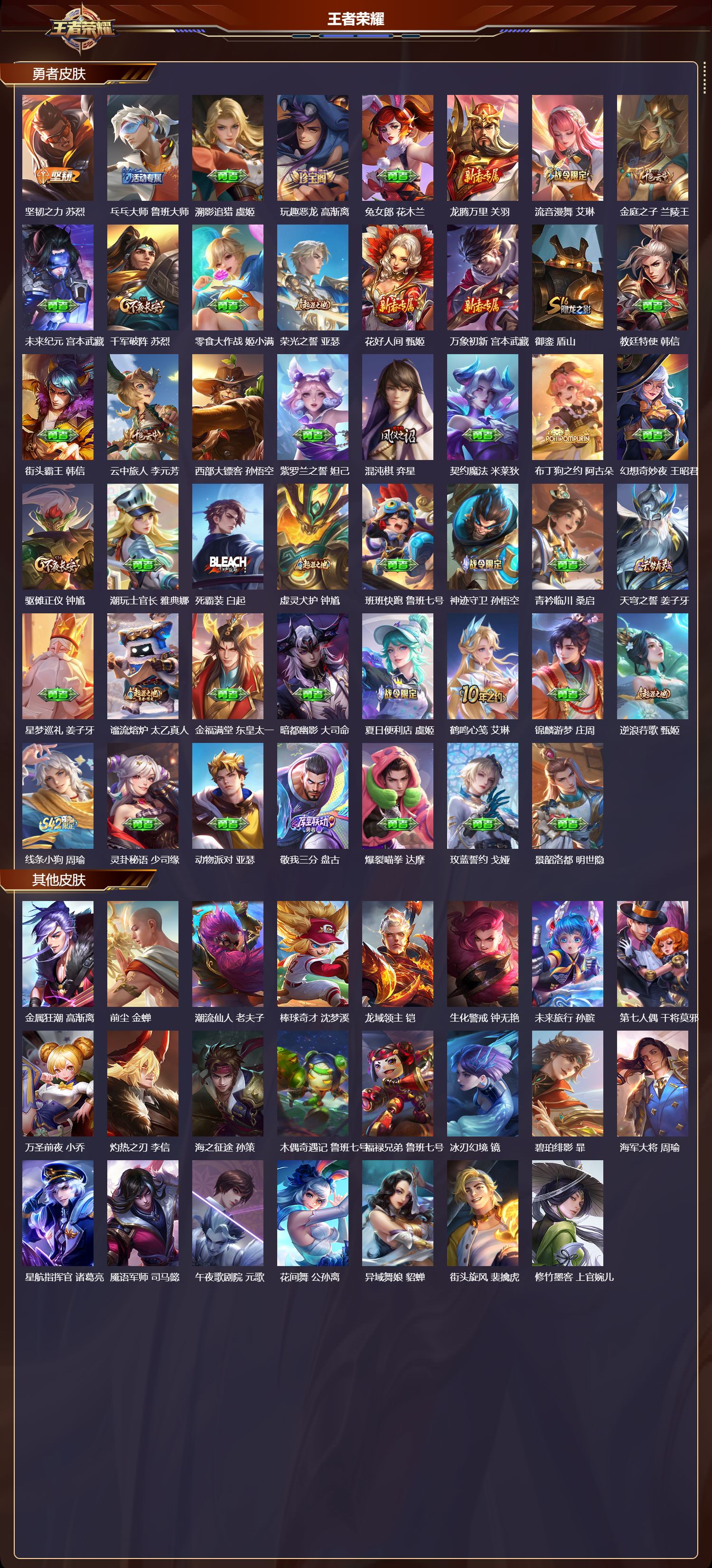 WZQM4320117王者荣耀账号详情图4