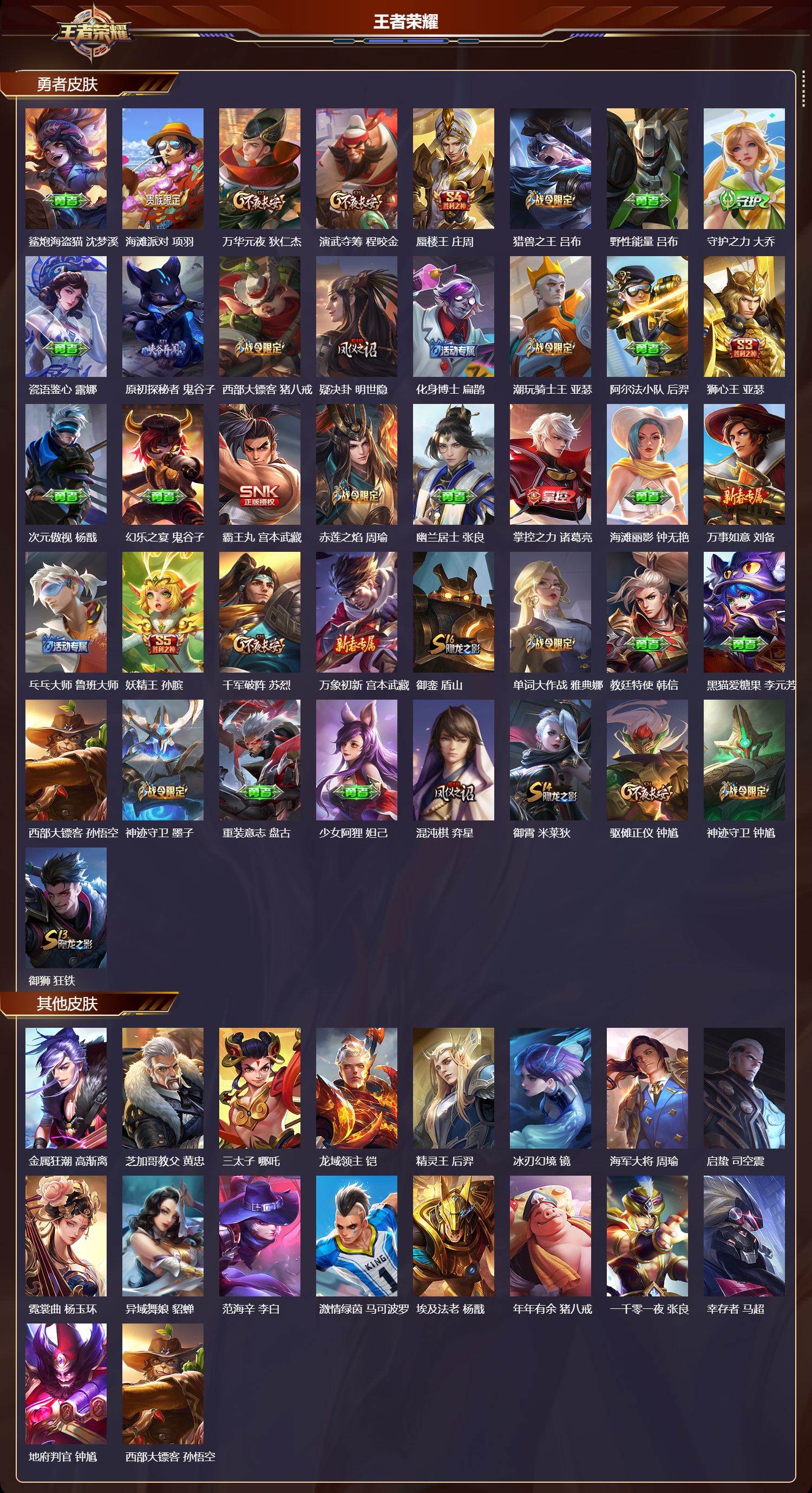 WZMK4319466王者荣耀账号详情图2