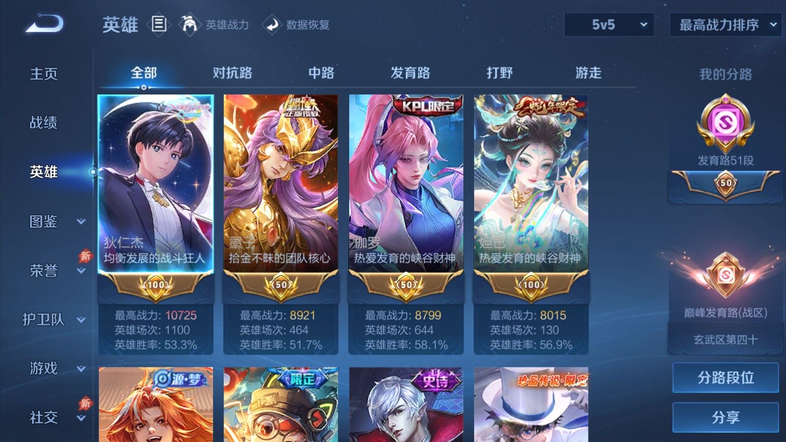 WZCMW4337906王者荣耀账号详情图2