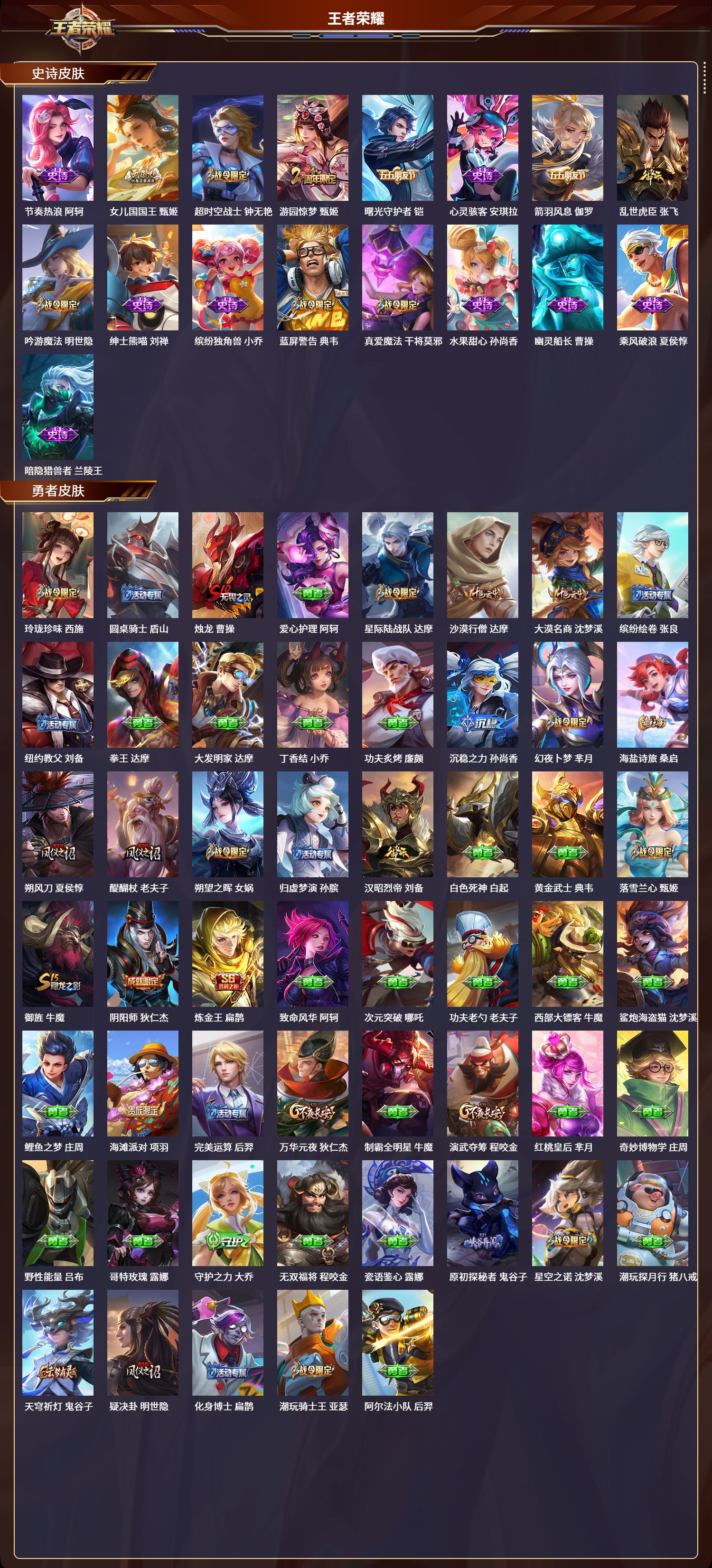 WZLX4277231王者荣耀账号详情图3 WZLX4277231王者荣耀账号详情图3