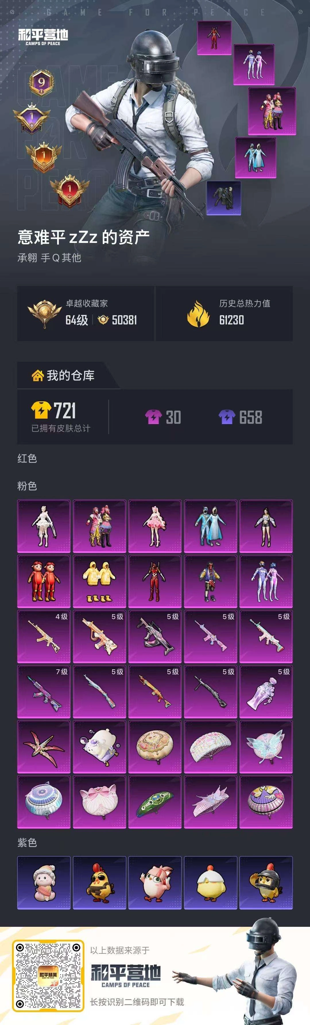 HPCMW4165595和平精英账号详情图1